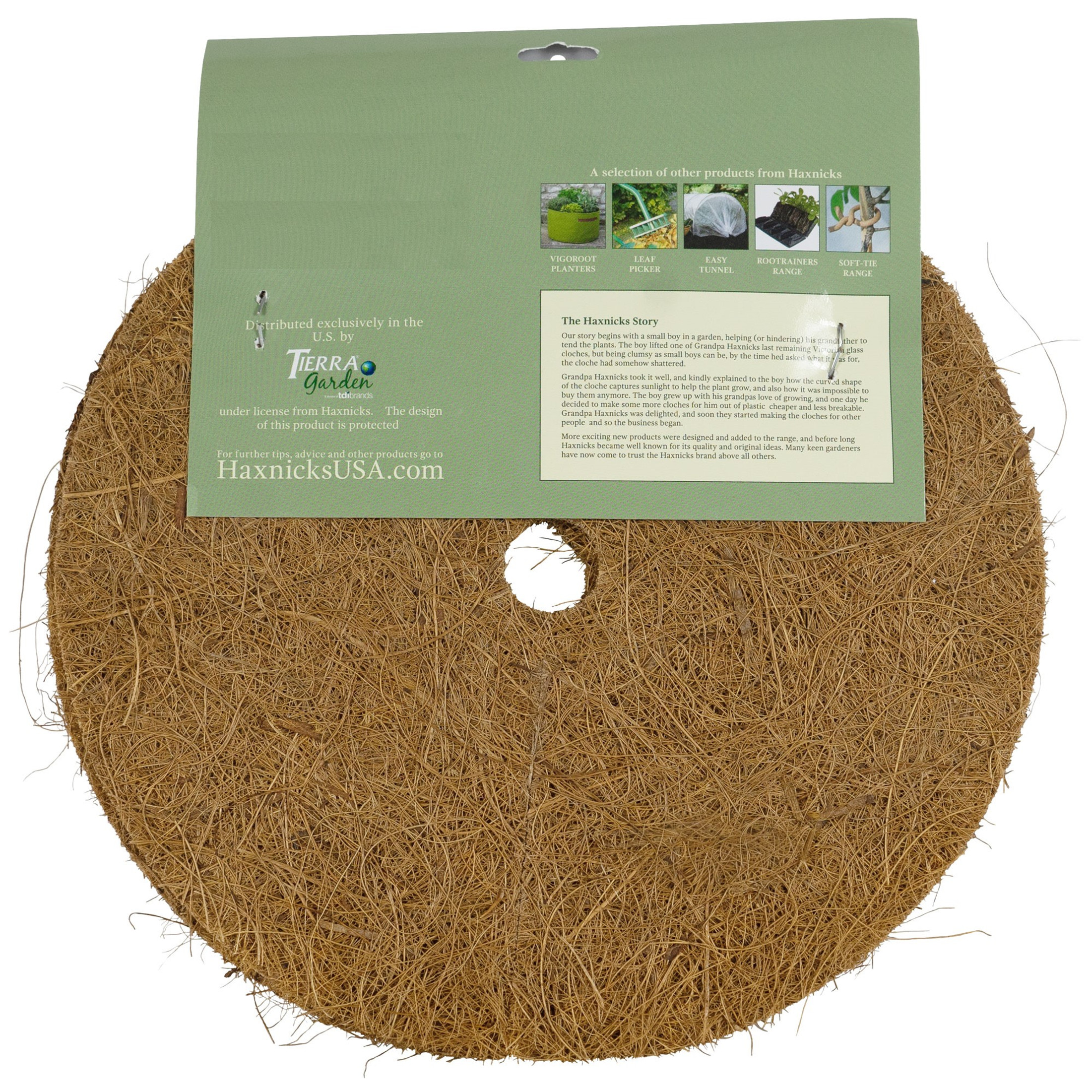 Haxnicks Biodegradable Mulch Mat Protect Young Trees, 16" (Pack of 3)