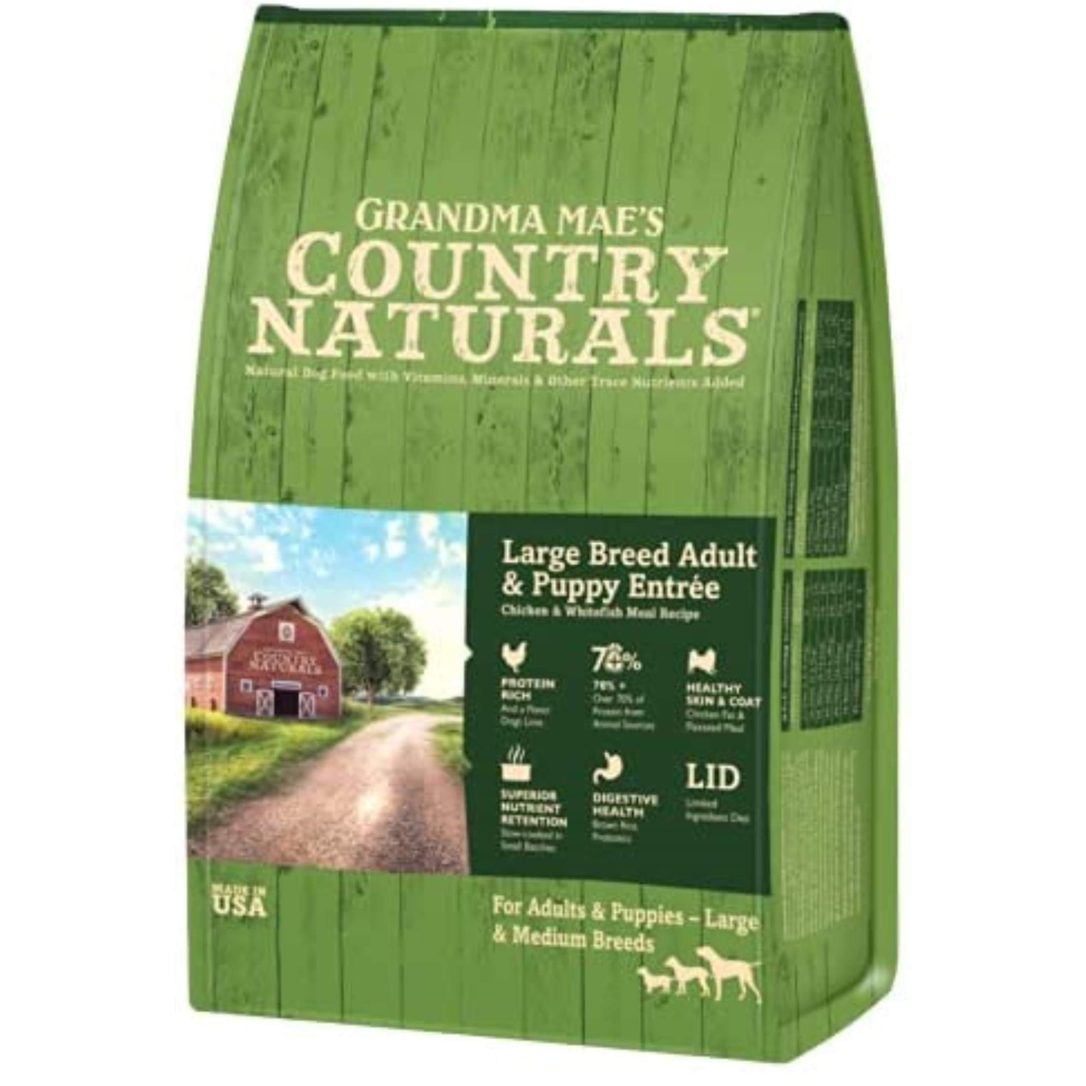 Grandma mae's country shop naturals puppy food