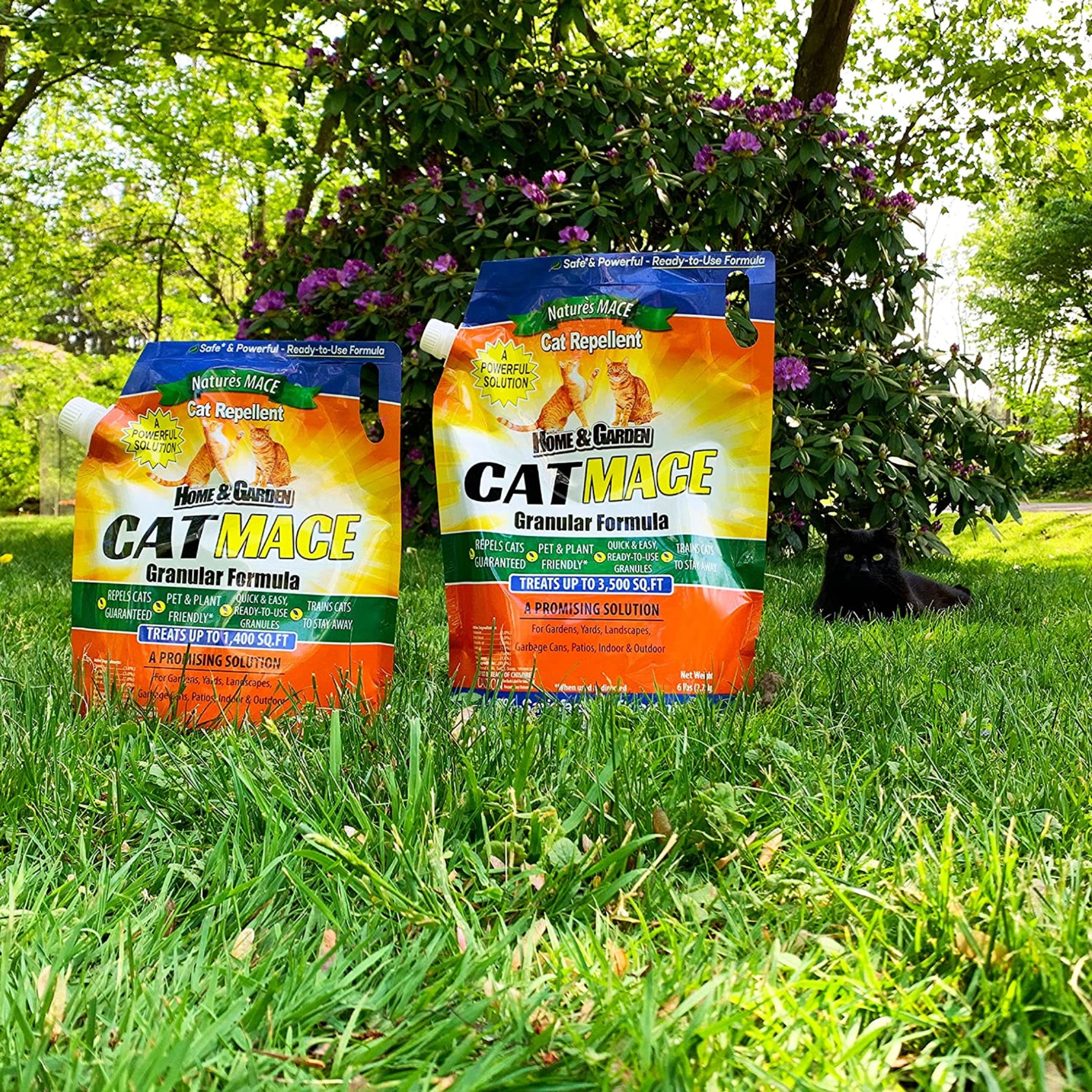 Nature's Mace (#CATGRN991001) Granular Cat Repellent, 2.5# treats 1400 sq ft