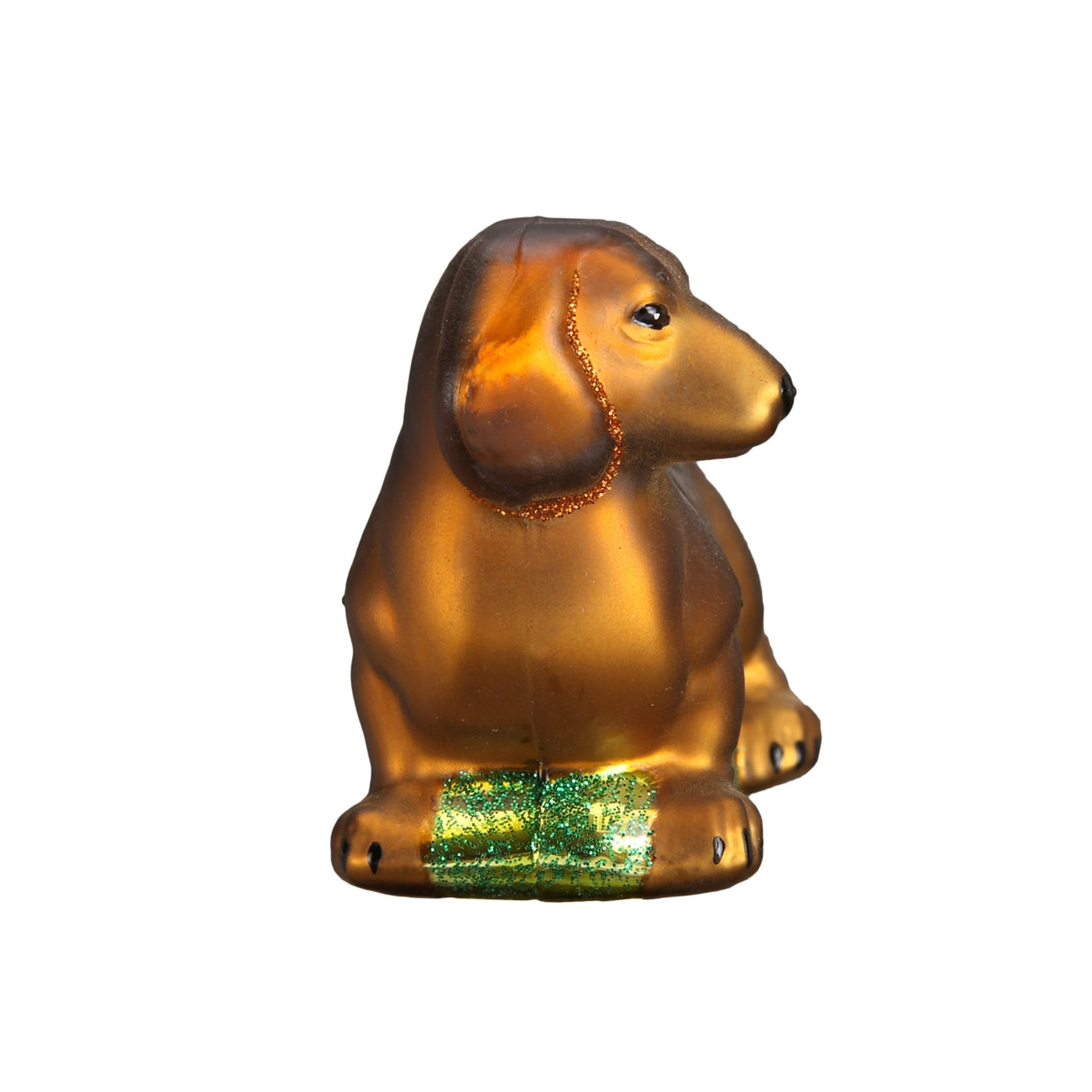 Old World Christmas Glass Blown Christmas Ornament, Dachshund (With OWC Gift Box)