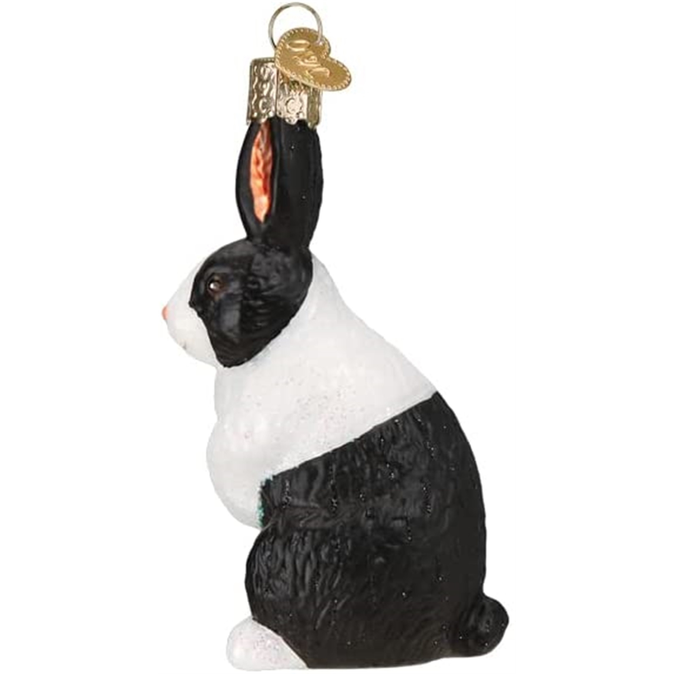 Old World Christmas Blown Glass Ornament for Christmas Tree, Dutch Rabbit
