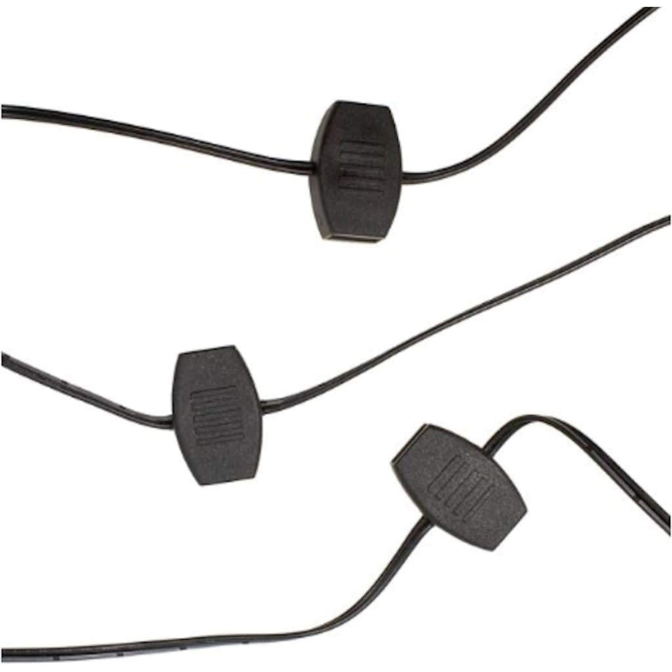 Kurt S. Adler (#USB0001) 6 Power Outlets USB Extension Cord, Black, 6'