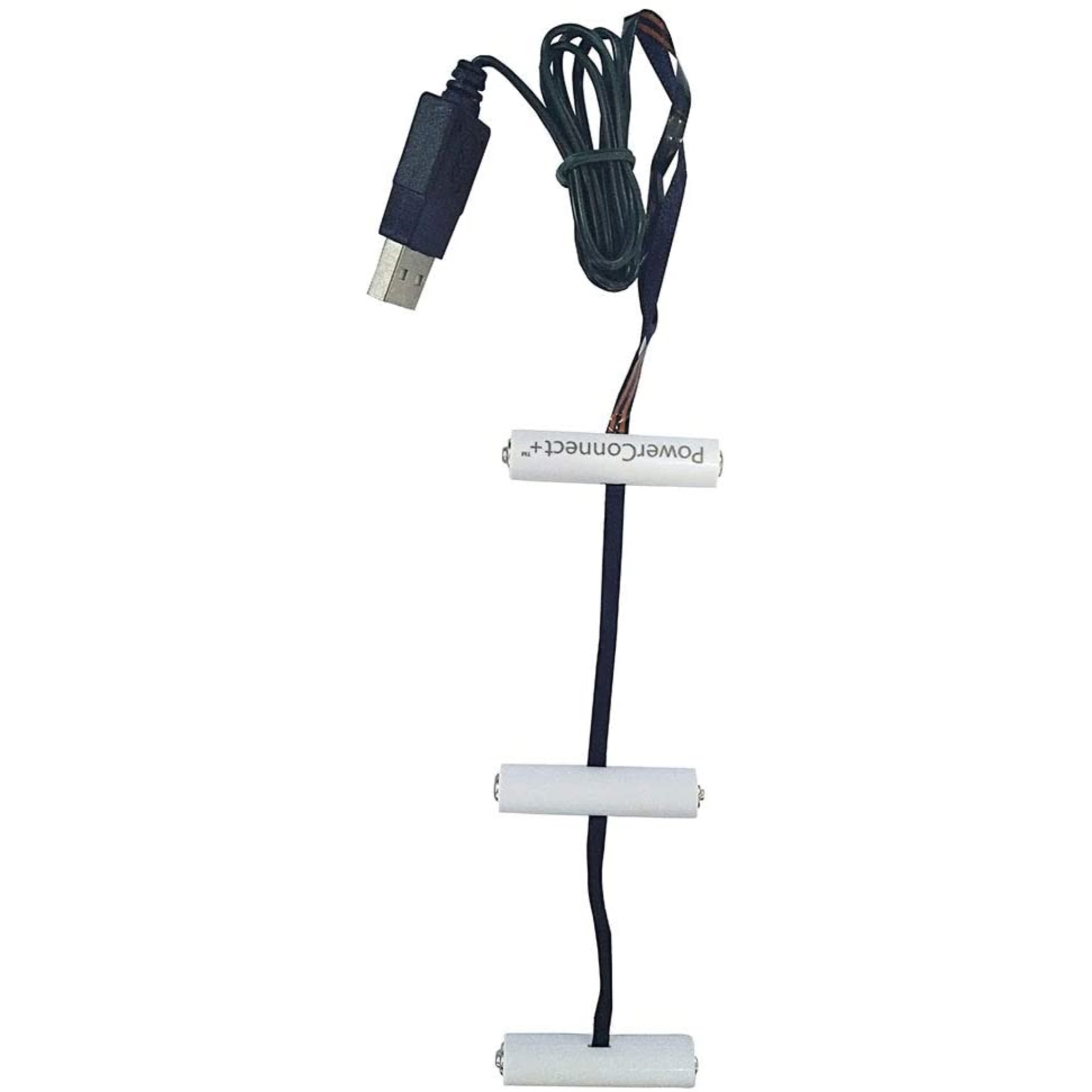 Kurt Adler USB PowerConnect Converter+ Pack - Replaces 3 AAA Batteries