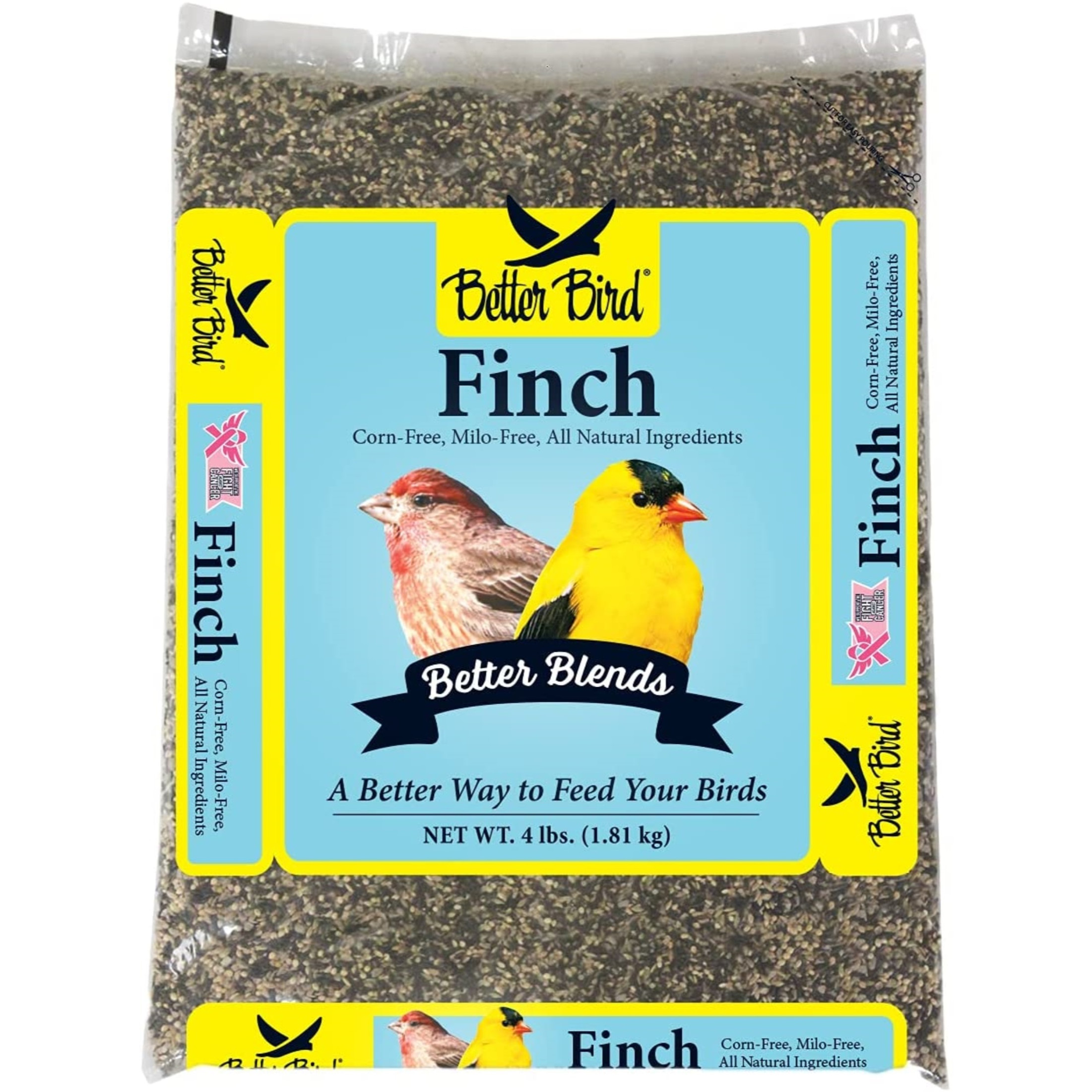 D & D Commodities Better Bird Finch Bird Food, 4 lbs