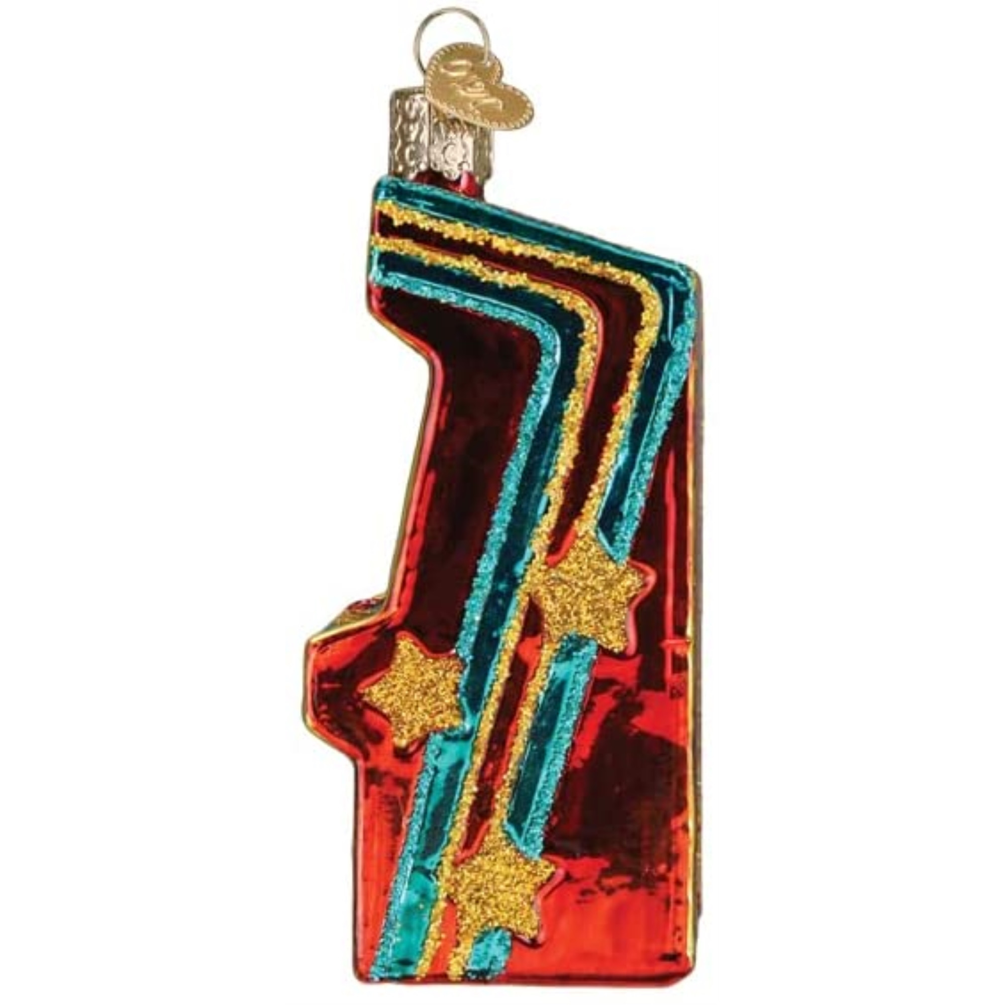 Old World Christmas Glass Blown Tree Ornament, Arcade Game (With OWC Gift Box)