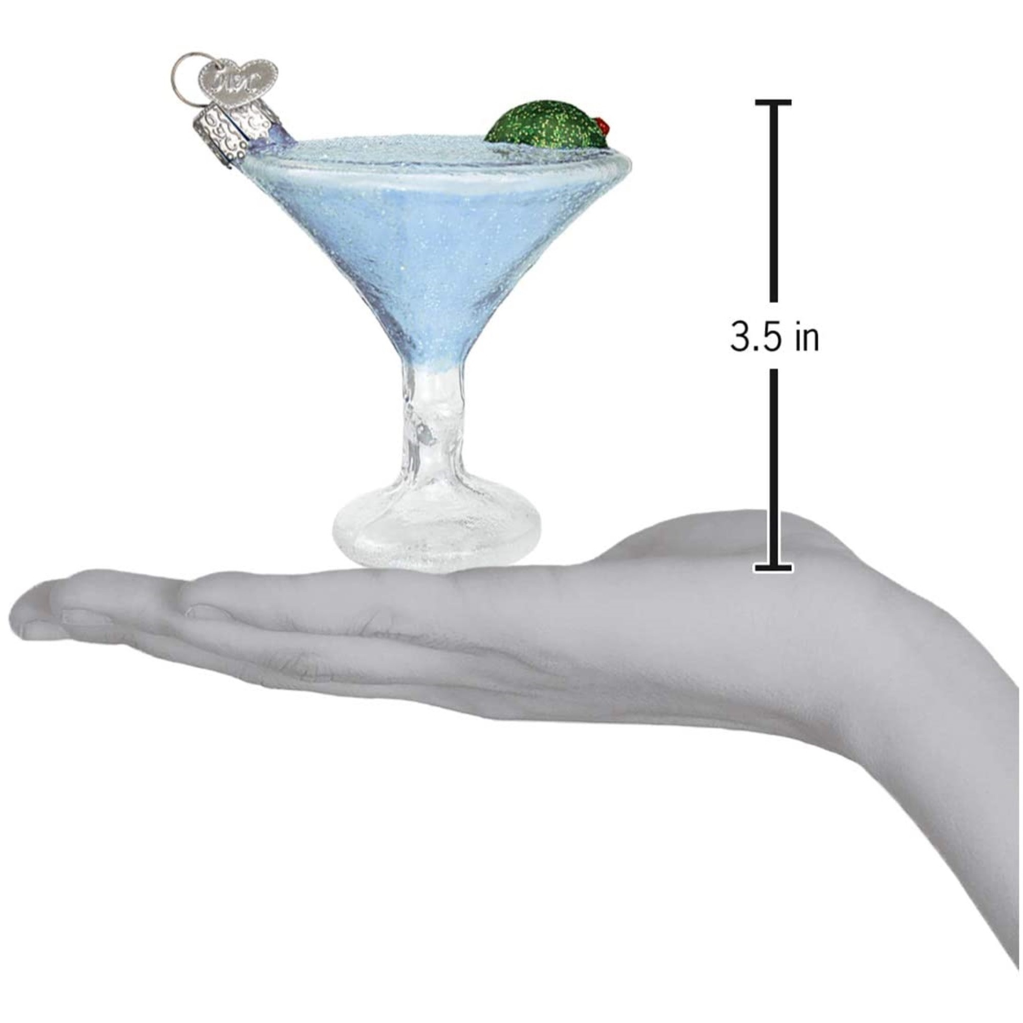 Old World Christmas Glass Blown Ornament for Christmas Tree, Martini