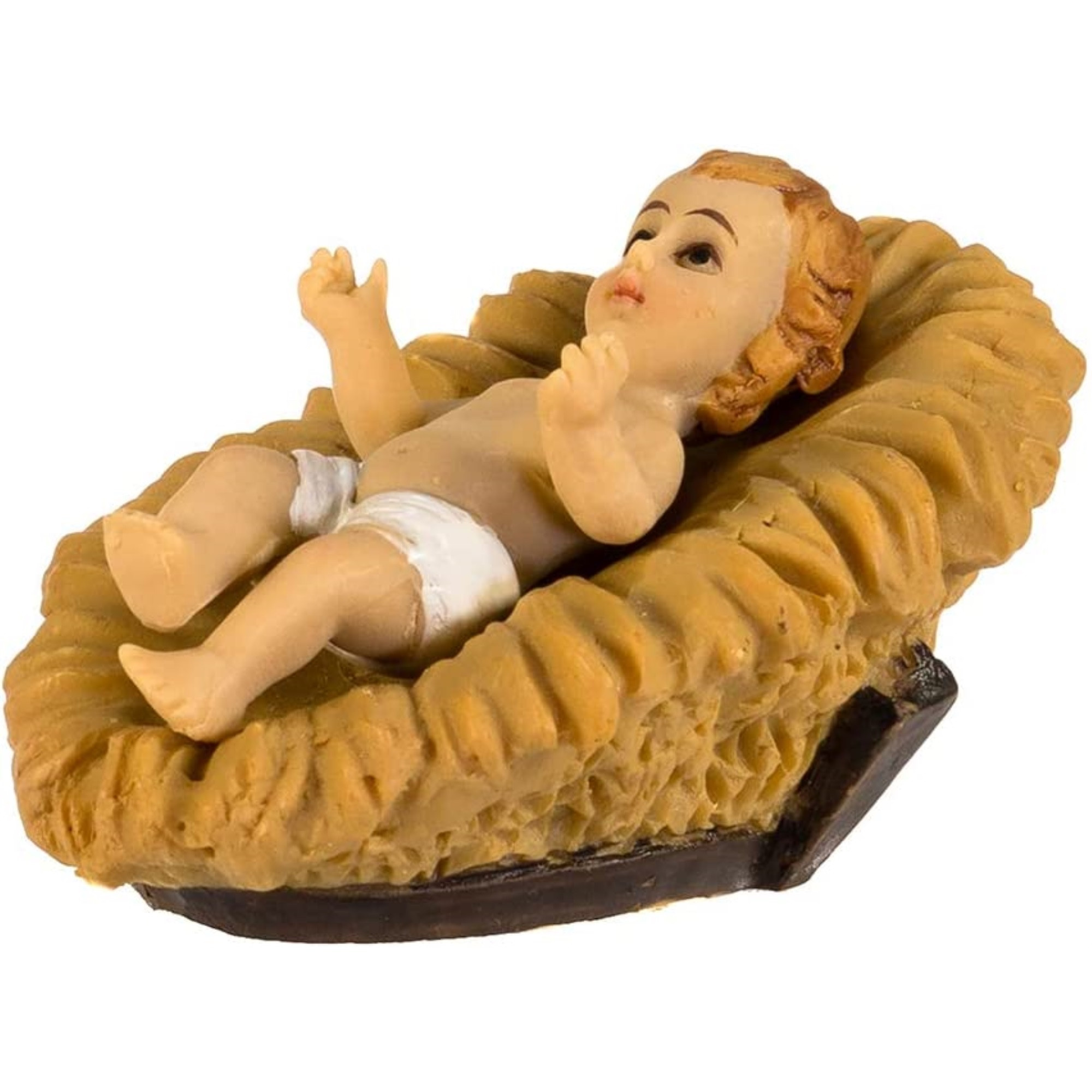 Kurt Adler Resin Nativity Set with Stable – Holy Family, Three Kings, Angel, Shepherd & Animals (10 Figures)