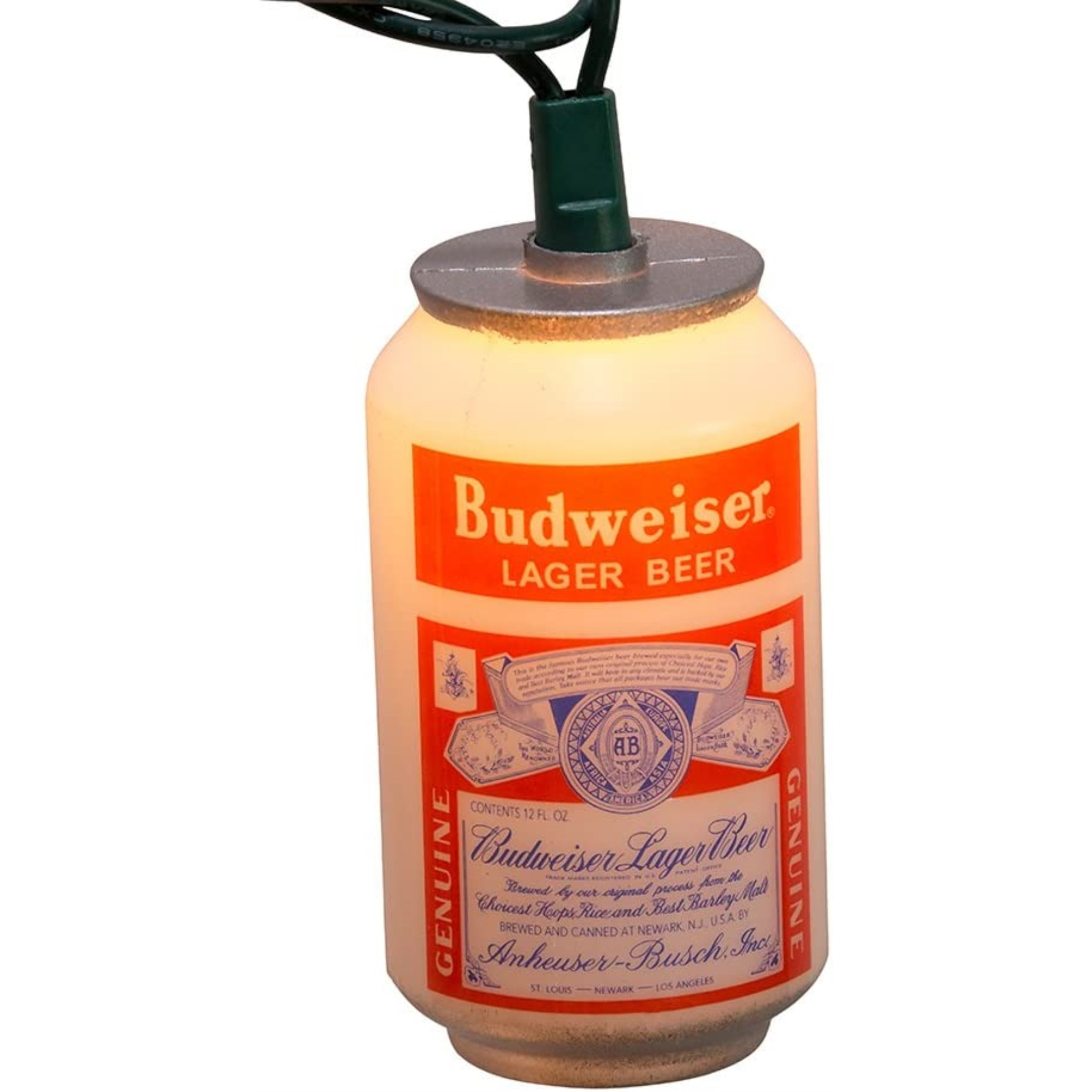 Budweiser Kurt Adler UL 10-Light Vintage Can Light Set