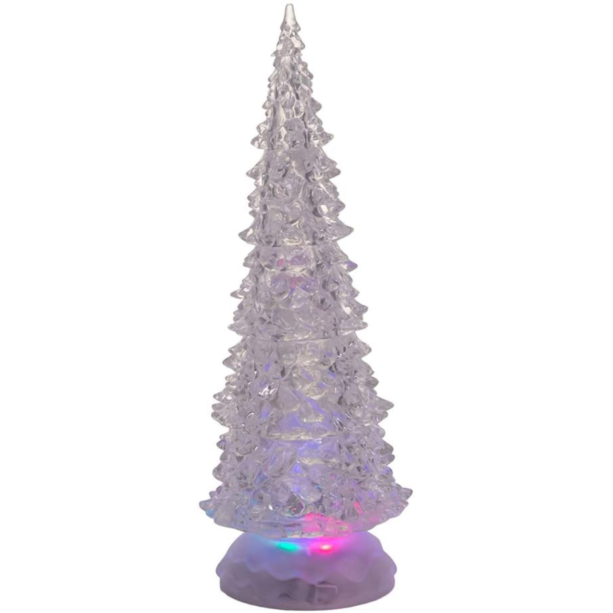 Kurt Adler Indoor Battery-Operated LED Lighted Tabletop Decoration, Christmas Tree, 12.5"