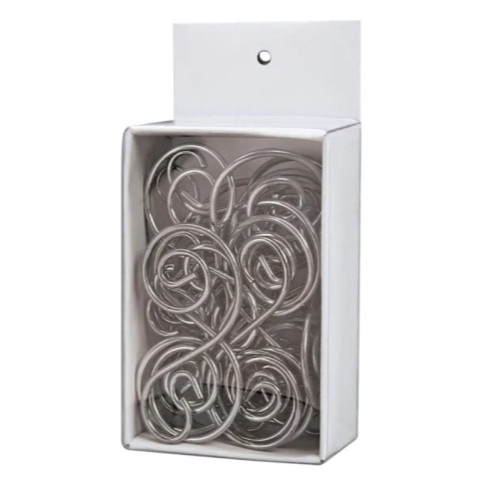 Old World Christmas Metal S-Hook Ornament Hangers, Silver (24 Pack)