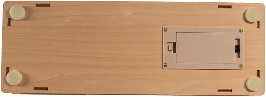 Kurt Adler Indoor Battery-Operated LED Lighted Tabletop Decoration, Wooden Camper, 7.5"