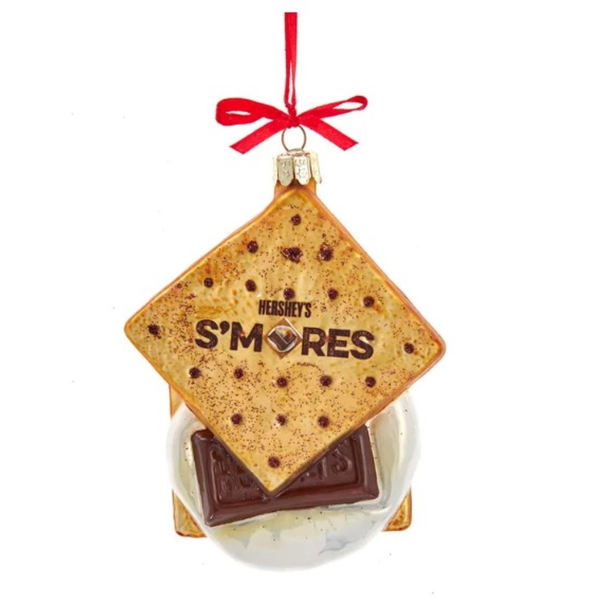 Kurt Adler Hershey's Smores Glass Christmas Tree Ornament