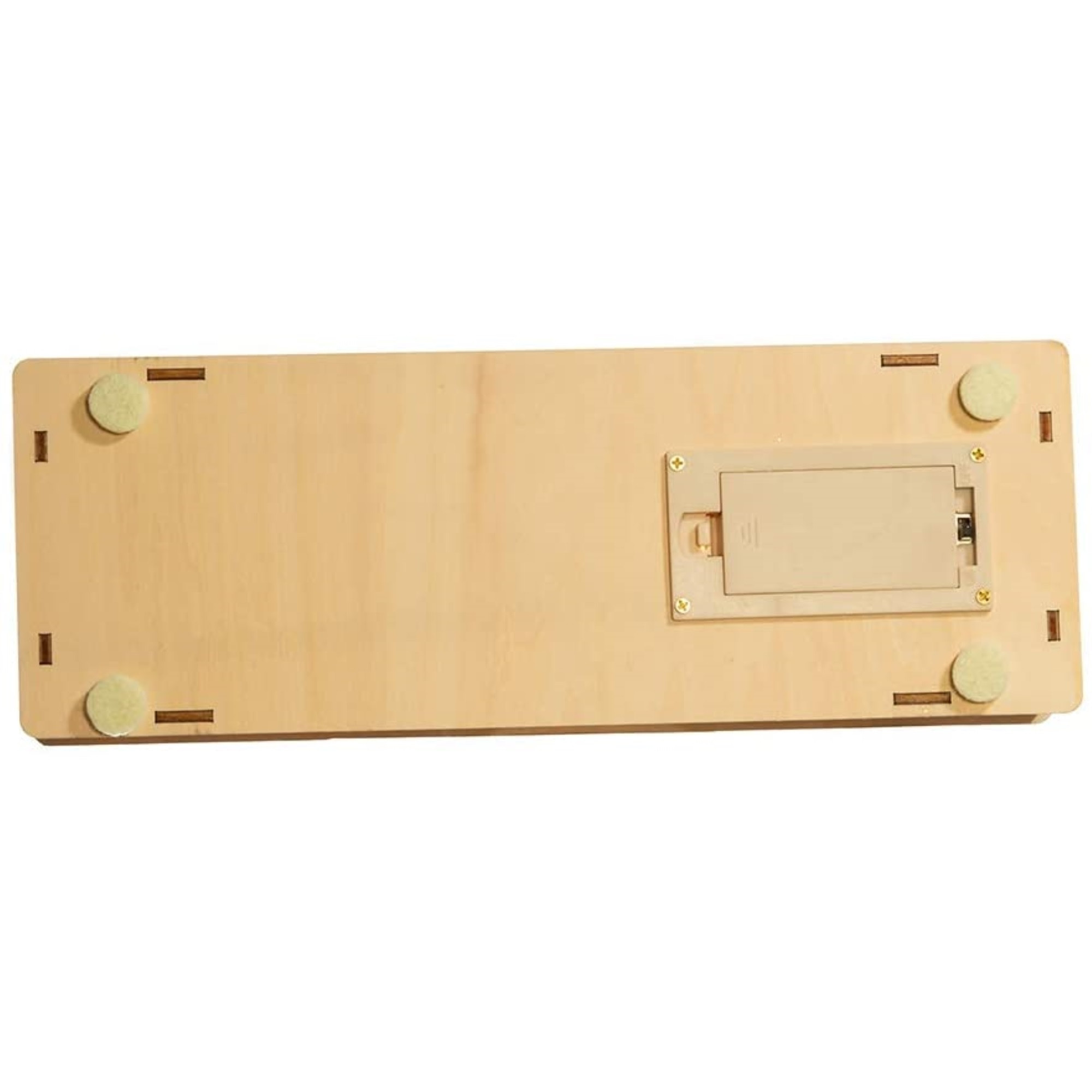 Kurt Adler Battery-Operated Wooden LED Lighted Tabletop Decoration, Camping Scene, 7"