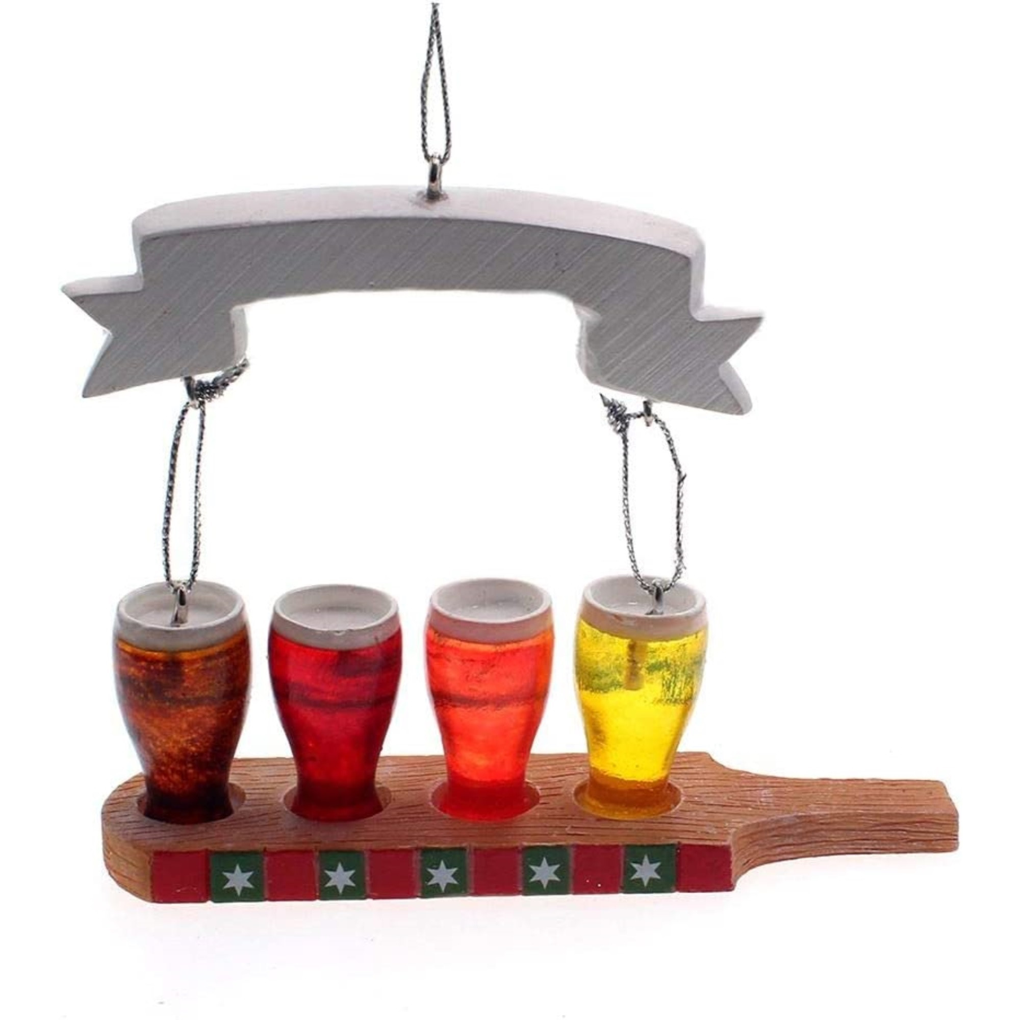 Kurt Adler "Flight Time" Beer Glass Christmas Tree Ornament