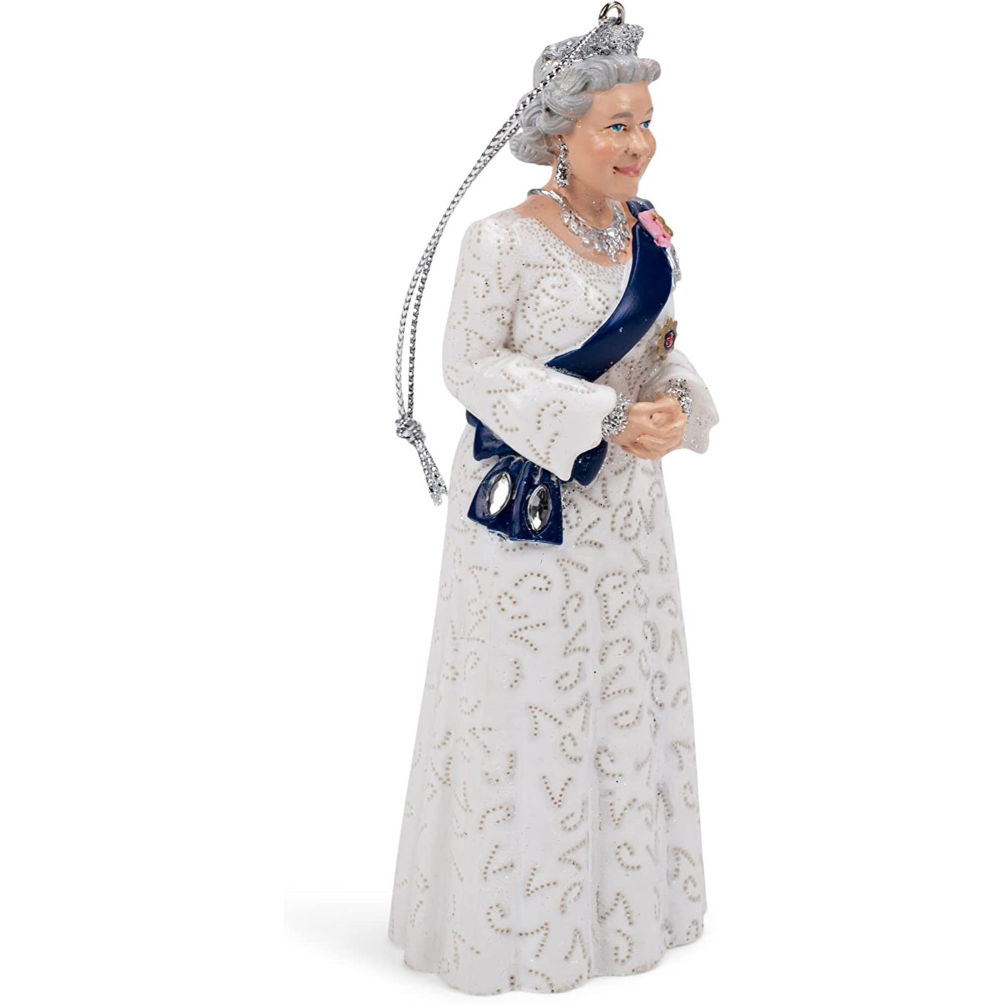 Kurt Adler Resin Ornament for Christmas Tree, Queen Elizabeth