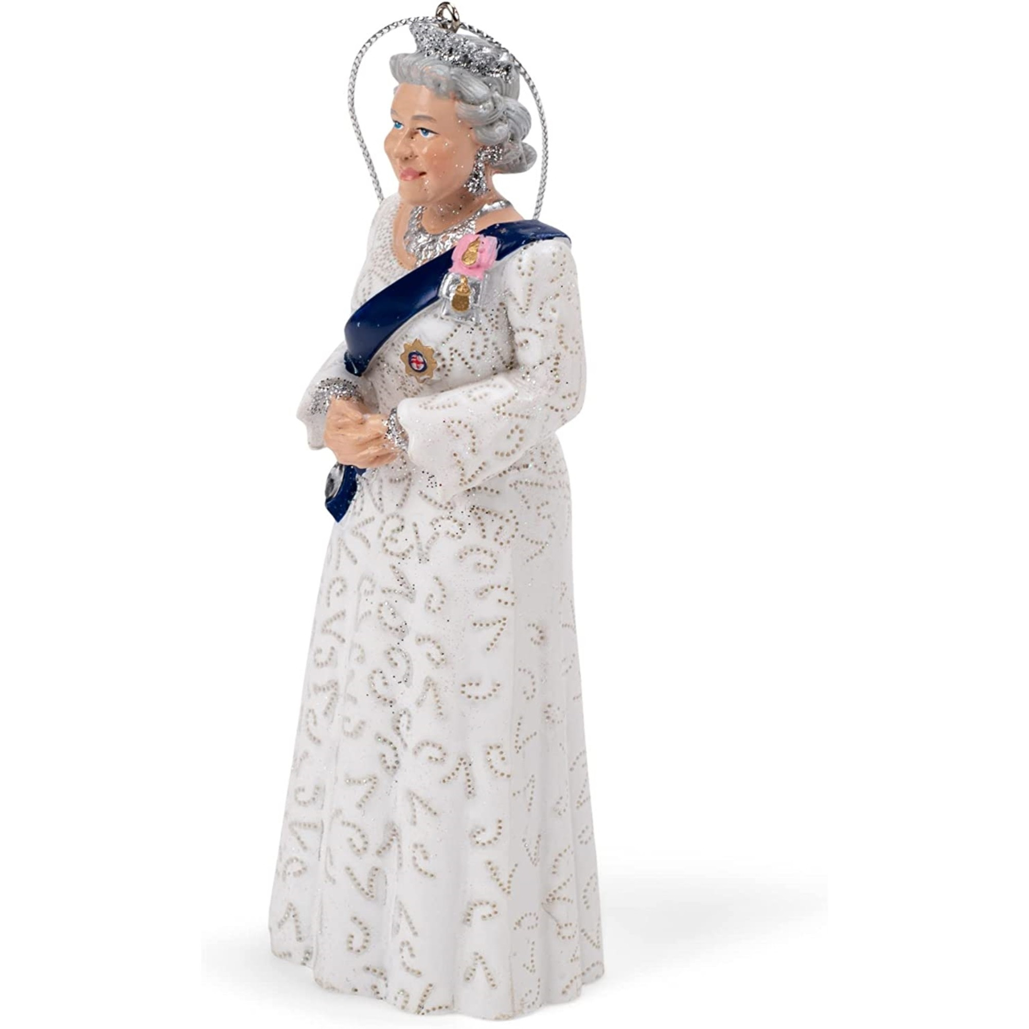 Kurt Adler Resin Ornament for Christmas Tree, Queen Elizabeth