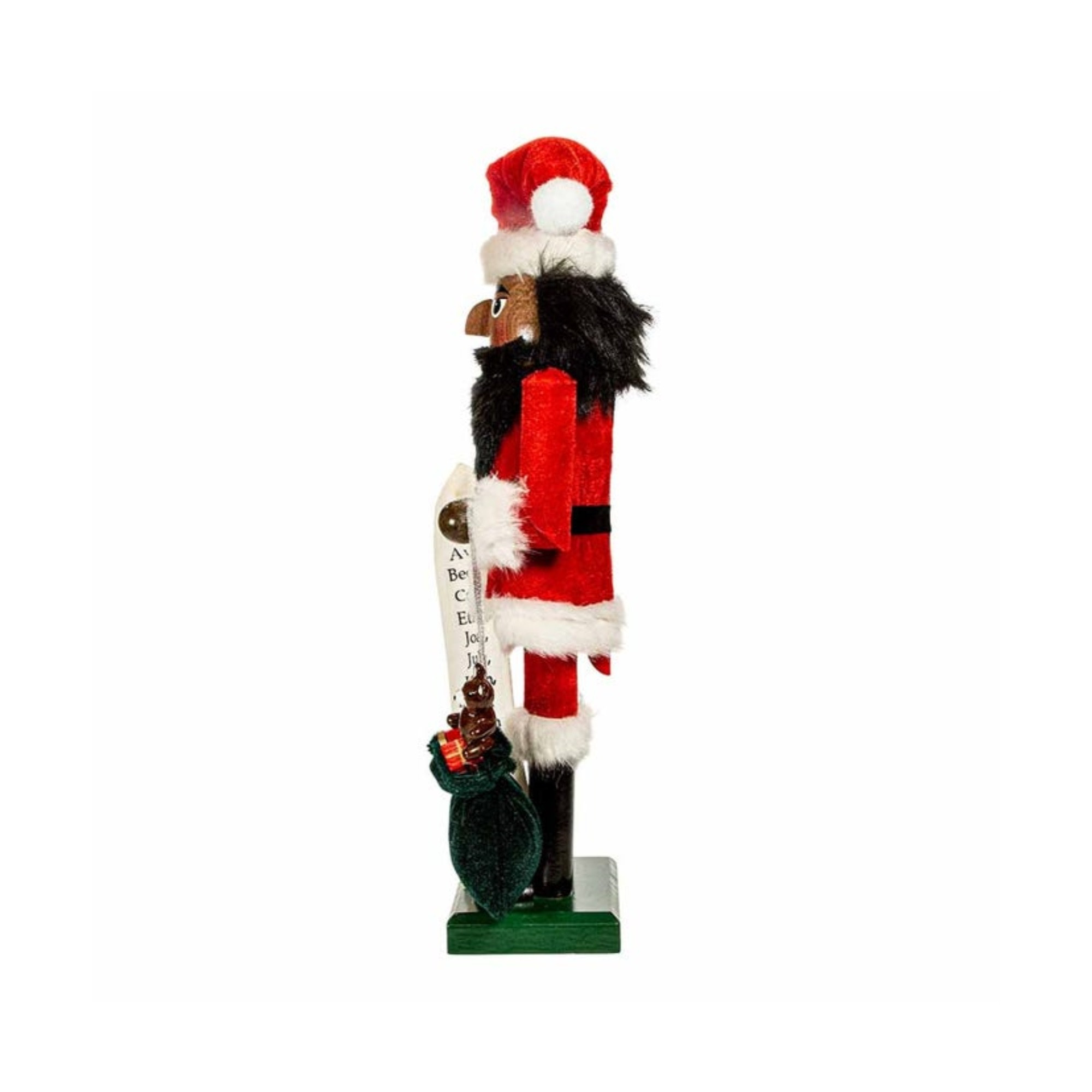 Kurt Adler African American Santa Nutcracker, 15"