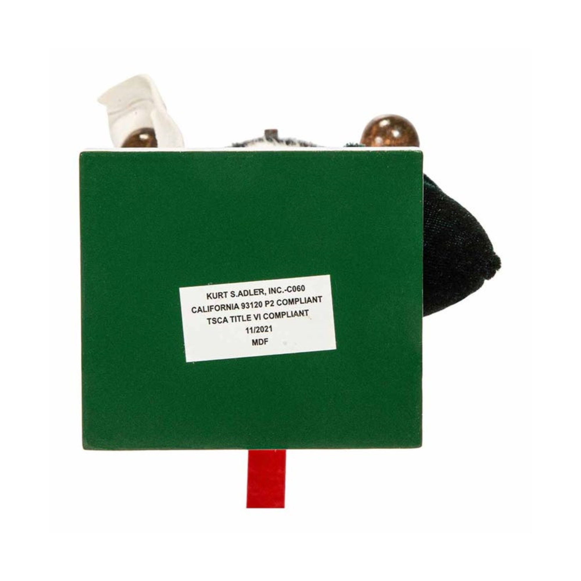 Kurt Adler African American Santa Nutcracker, 15"