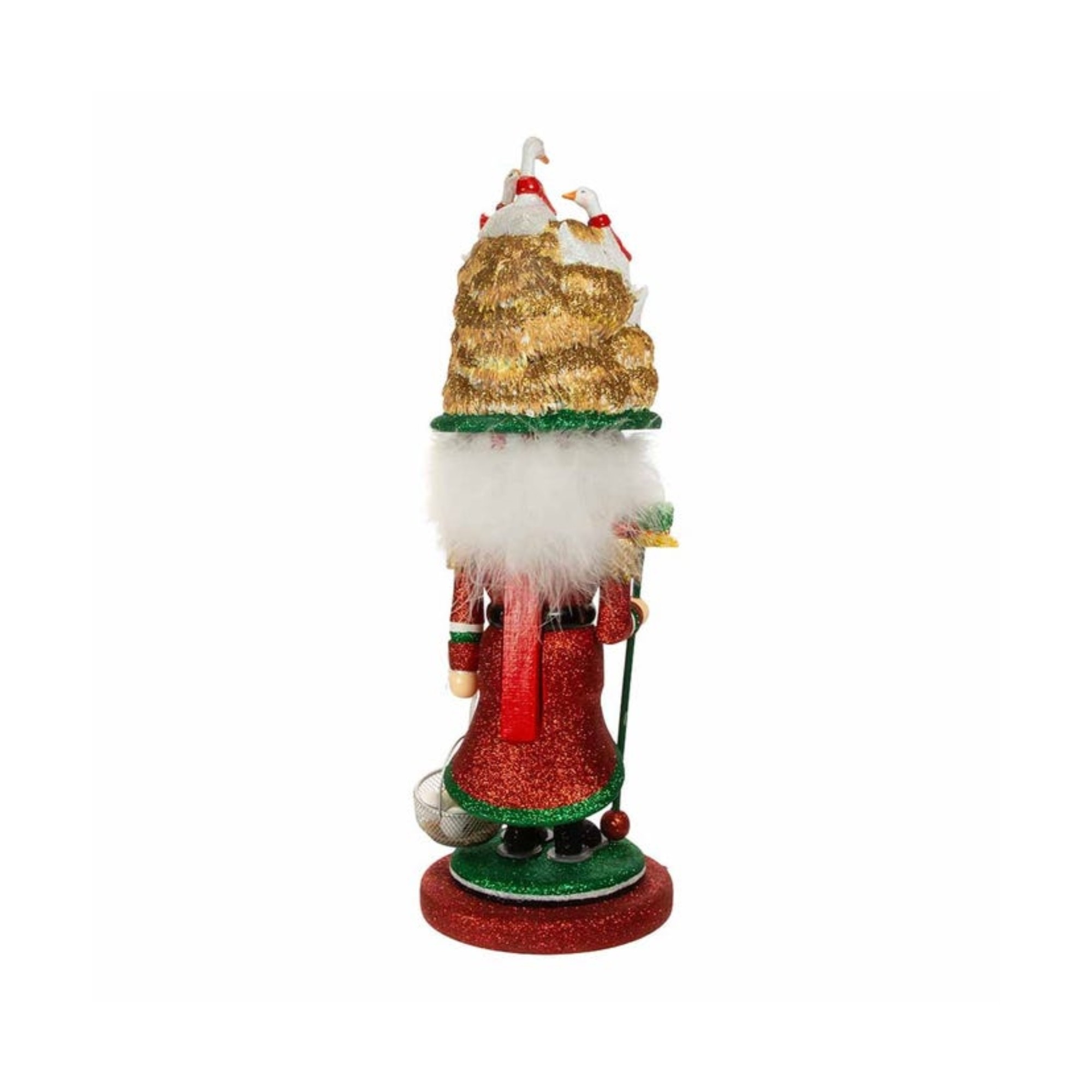 Kurt Adler Hollywood 6 Geese A Laying Nutcracker, 18"
