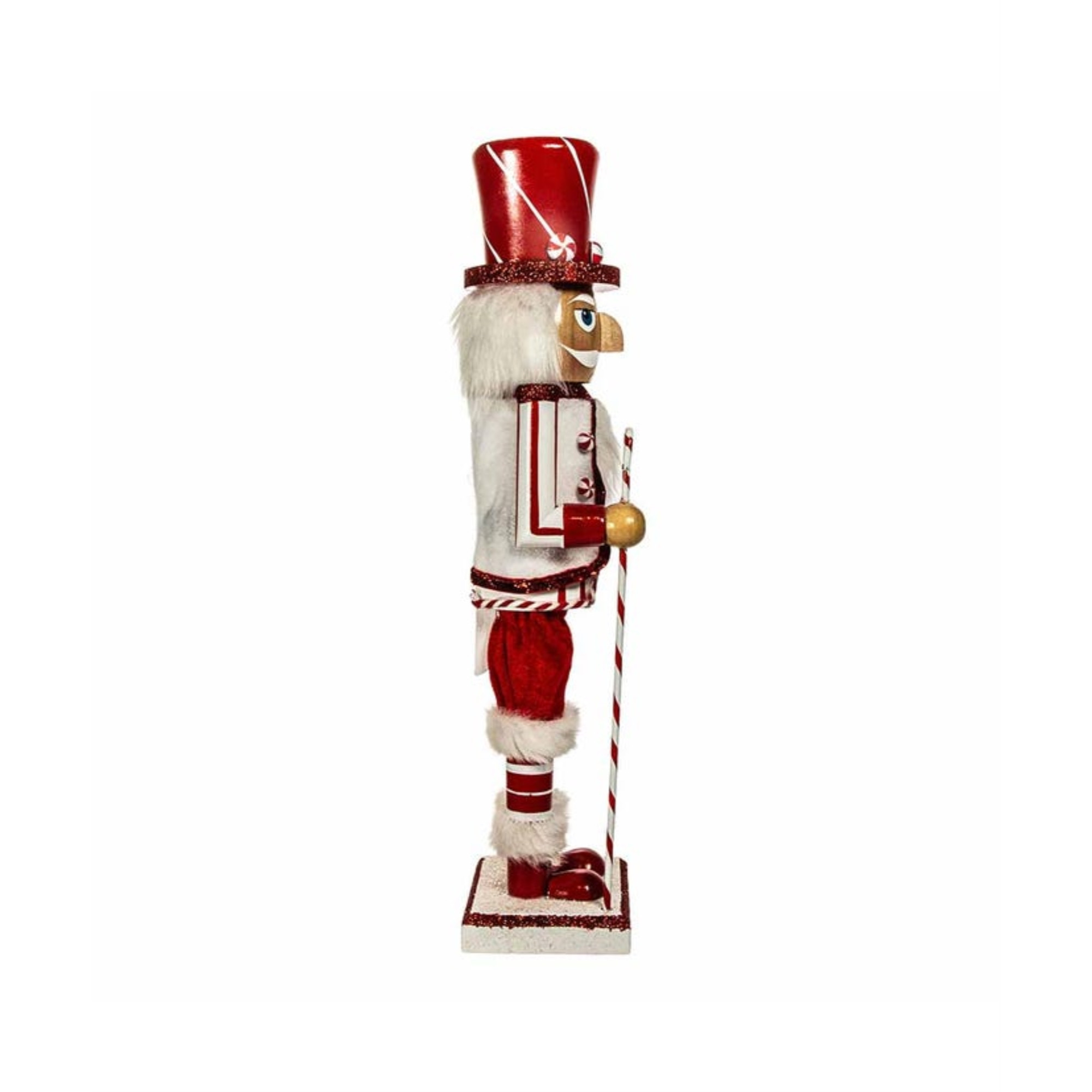 Kurt Adler Peppermint Nutcracker, 15"