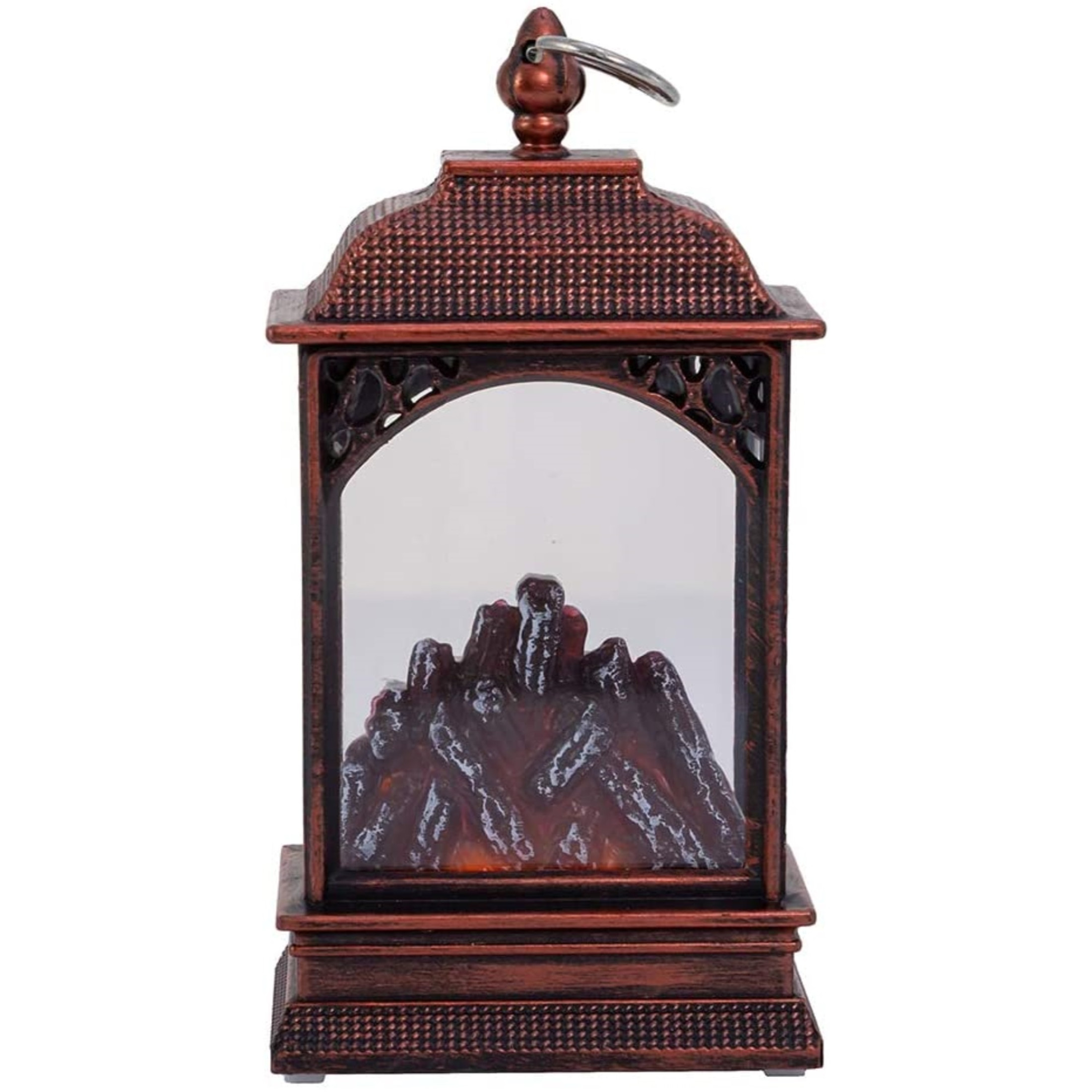 Kurt Adler Battery-Operated LED Fireplace Lantern, 5.3" Kurt Adler Battery-Operated LED Fireplace Lantern, 5.3"