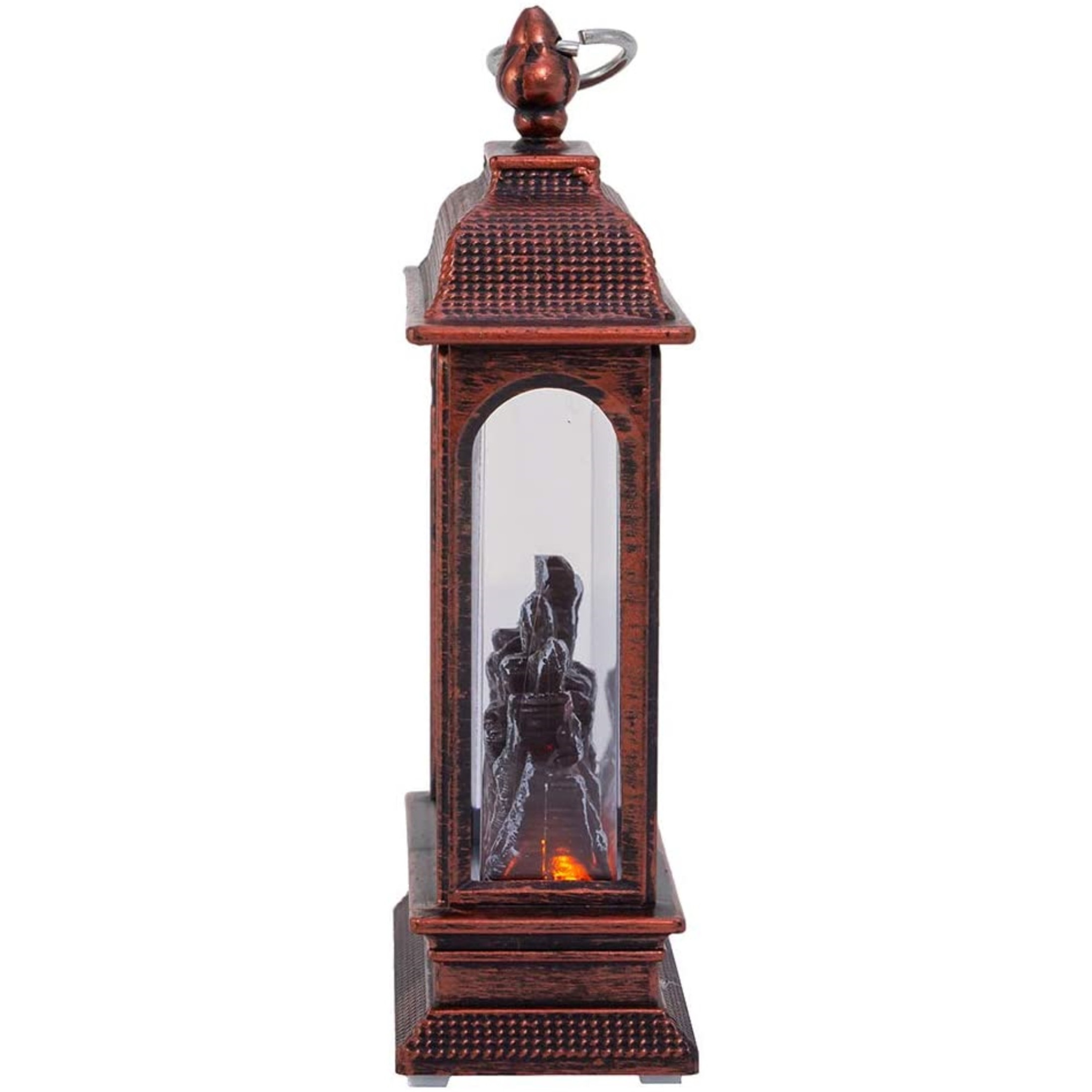 Kurt Adler Battery-Operated LED Fireplace Lantern, 5.3" Kurt Adler Battery-Operated LED Fireplace Lantern, 5.3"