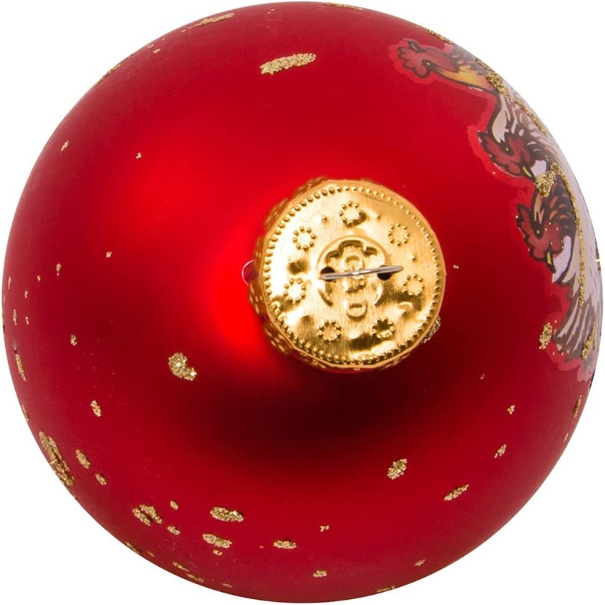 Kurt Adler 12-Piece 12-Days of Christmas Decorative Glass Balls Set, 65mm