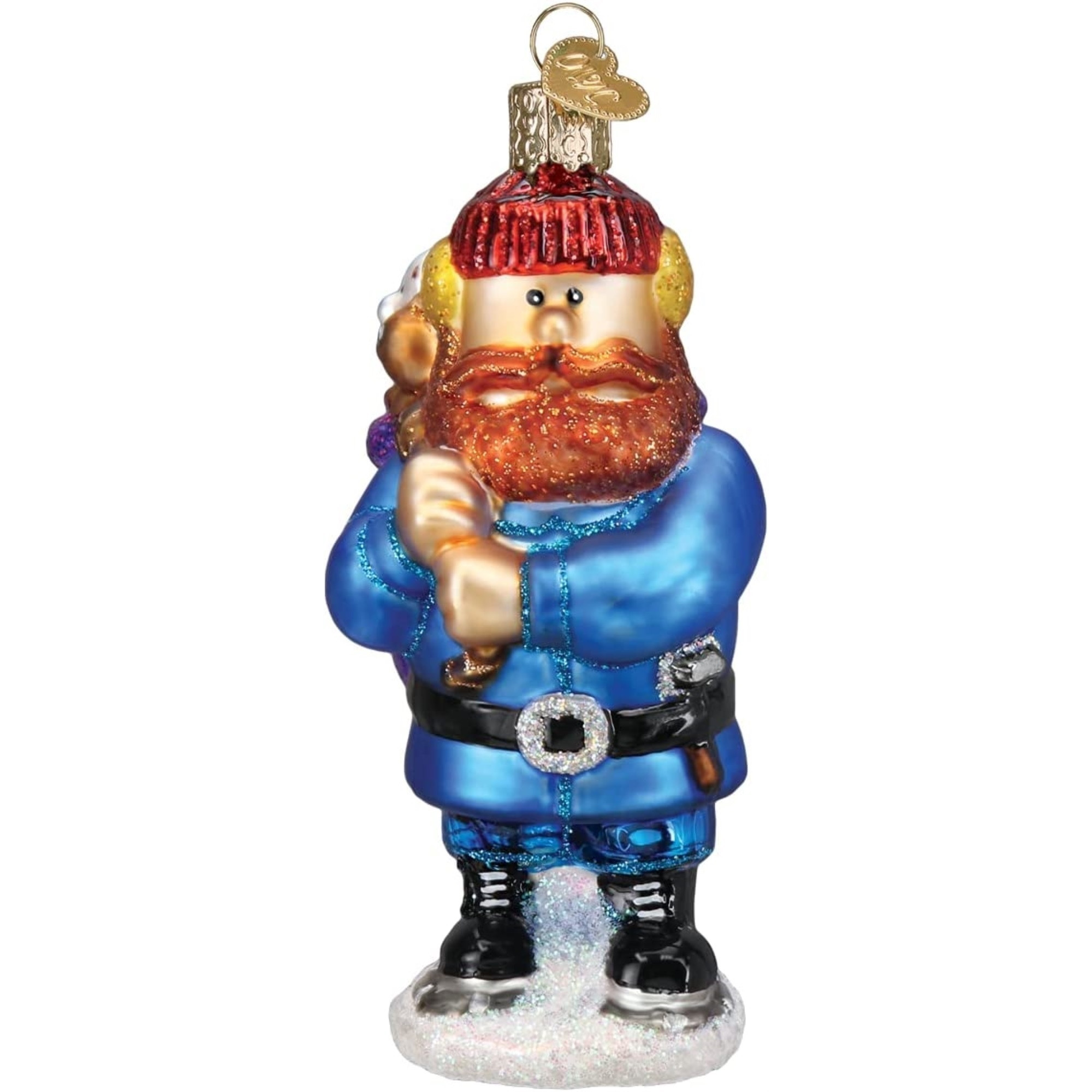 Old World Christmas Blown Glass Ornament for Christmas Tree, Yukon Cornelius