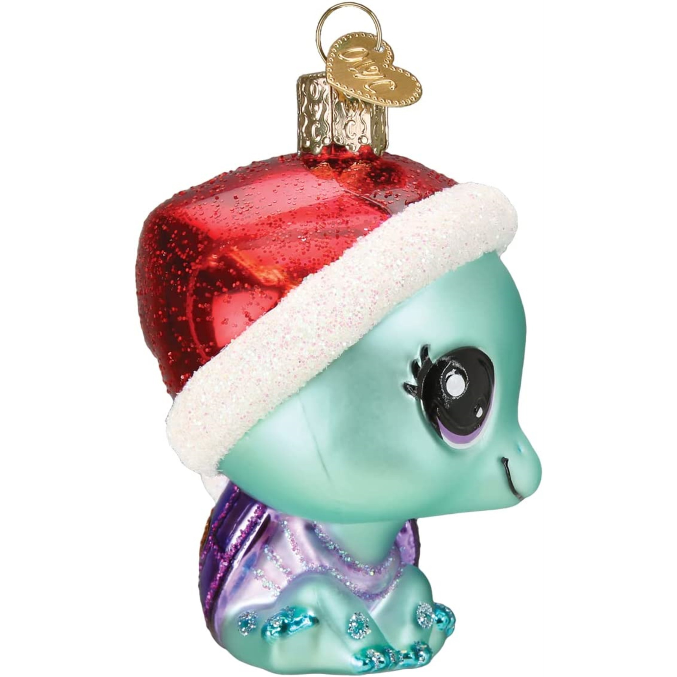 Old World Christmas Glass Blown Christmas Ornament, Littlest Pet Shop Jade  (With OWC Gift Box) 