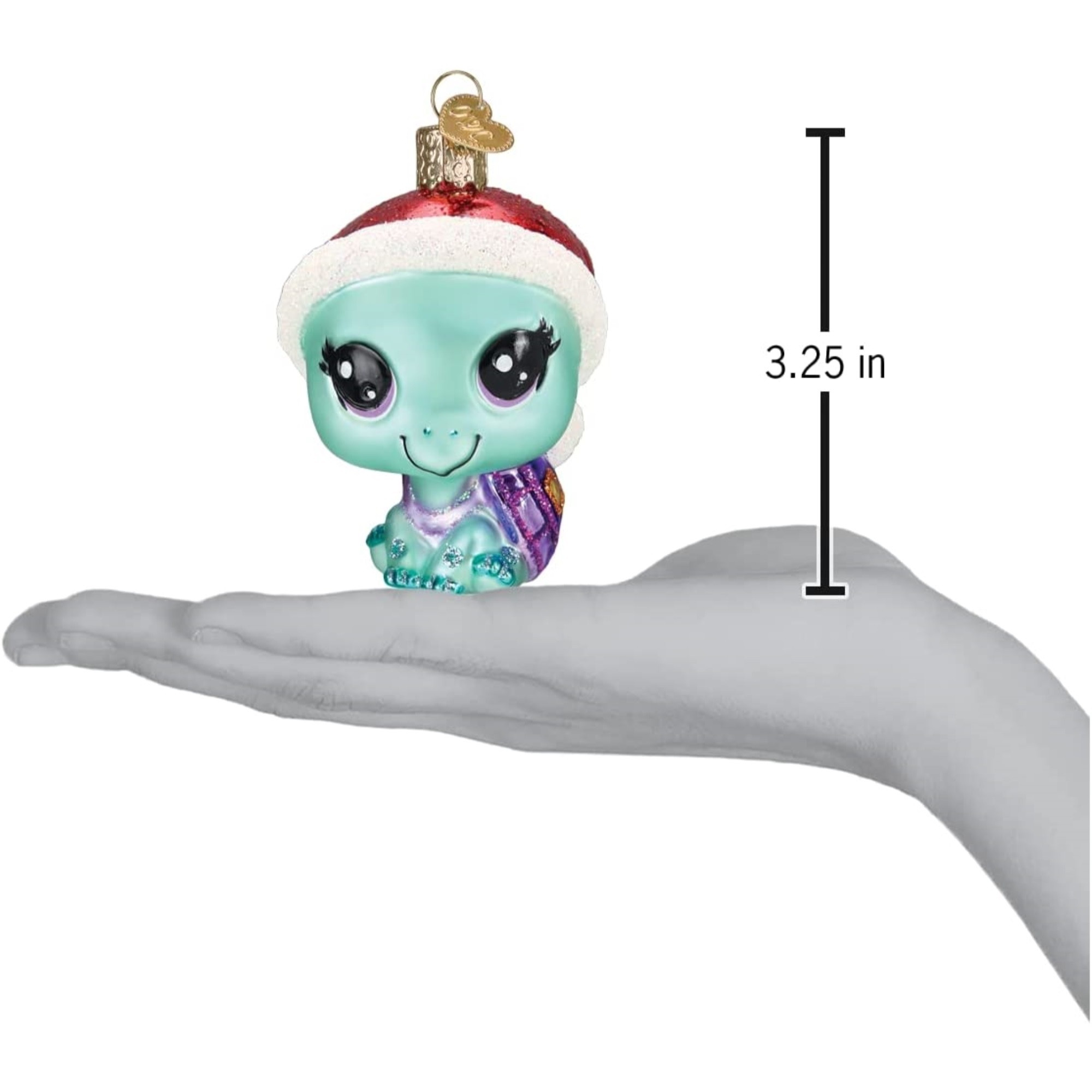 Old World Christmas Blown Glass Ornament for Christmas Tree, Littlest Pet Shop Bev