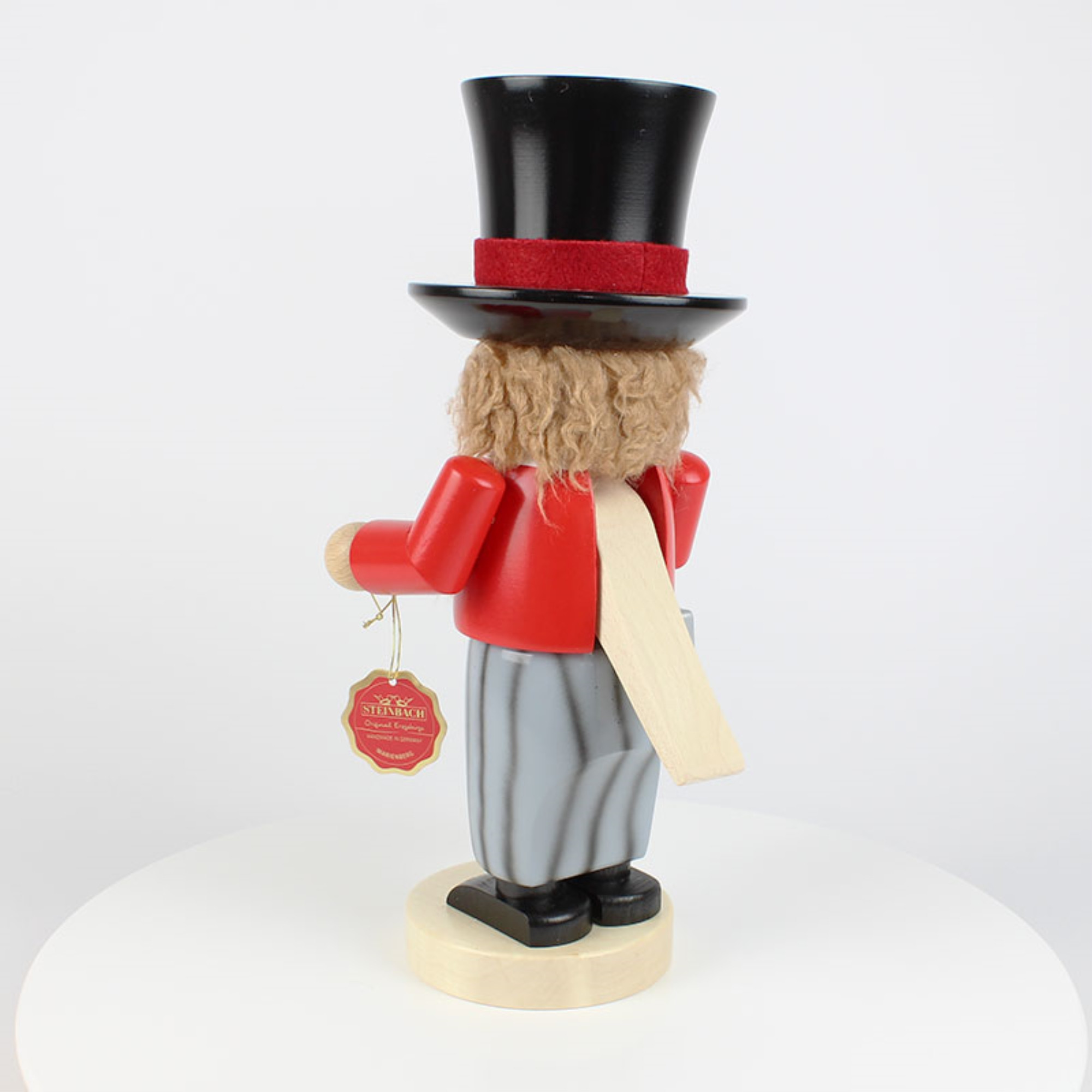 Kurt Adler Steinbach Wooden Chubby Nutcracker, Traveler, 12"