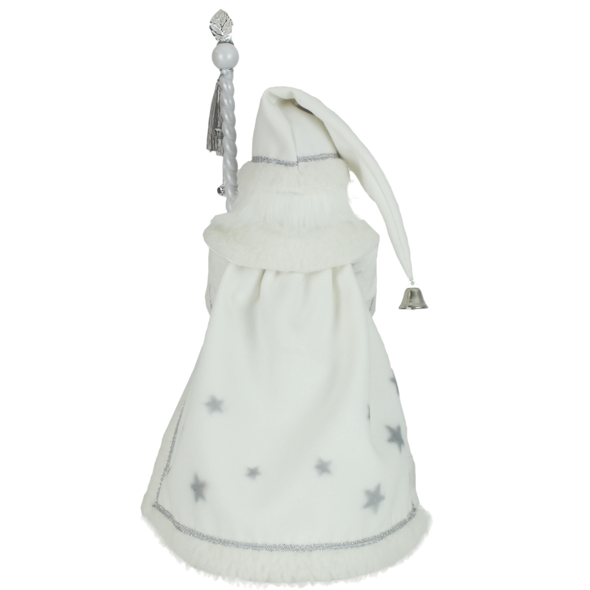 Steinbach Limited Edition Musical Big Nutcracker, Cozy Silver Bell Santa, 23"