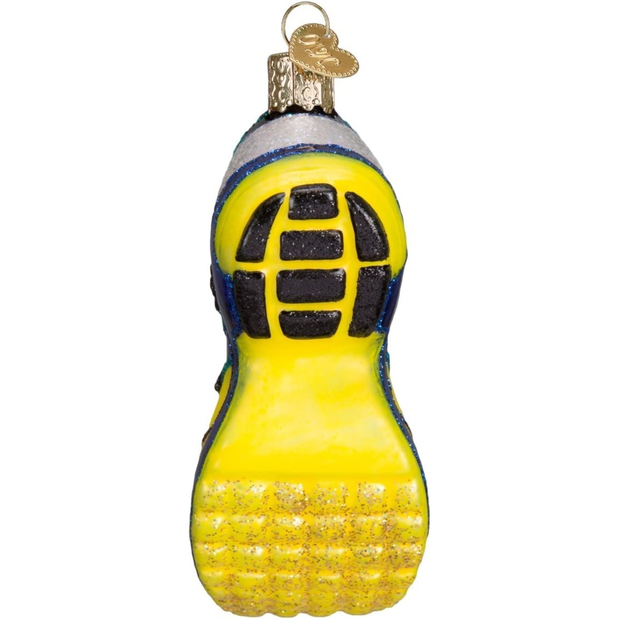 Old World Christmas Blown Glass Ornament for Christmas Tree, Running Shoe