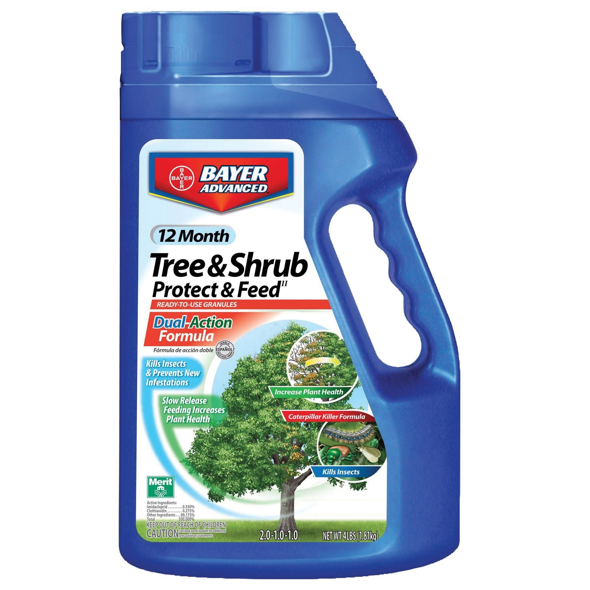 BioAdvance 12 Month Tree and Shrub Protect and Feed Granules, 4lb