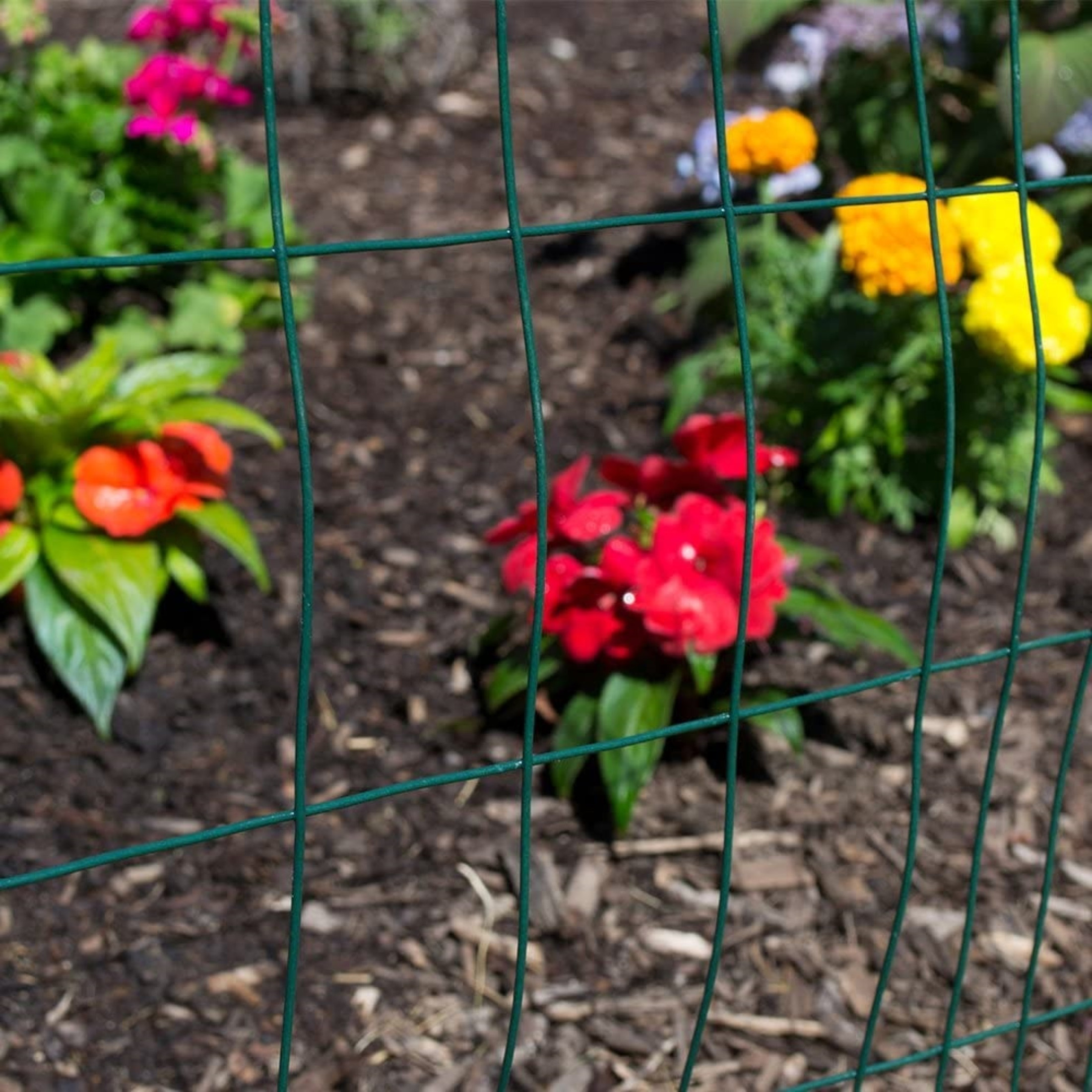 Garden Wire Fence Green Decor Balcony Fence Rabbit Wire Mesh