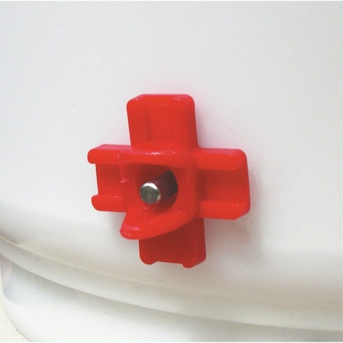 Farm Innovators Heated Poultry Drinker — Side-Mount Nipple, Drip-Free, 2 Gallon