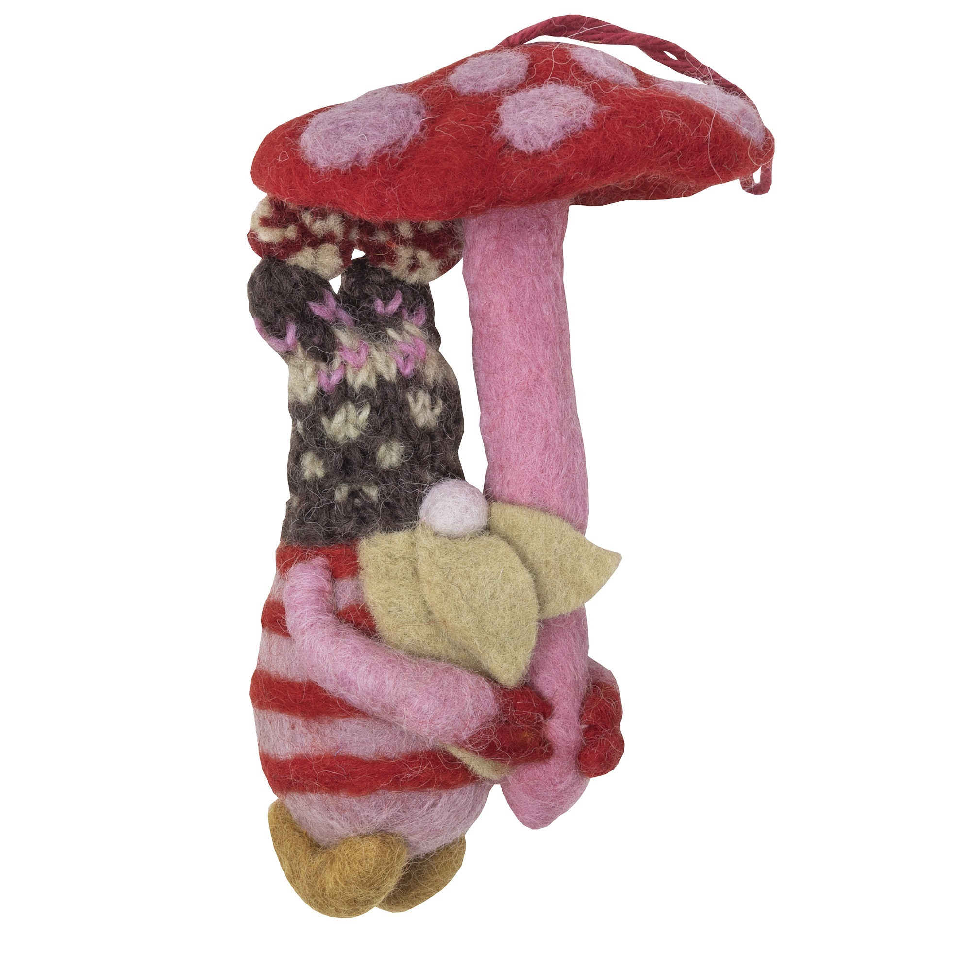 Tag Nature Love Christmas Wool Gnomies Ornaments, Assorted (Pack of 1)