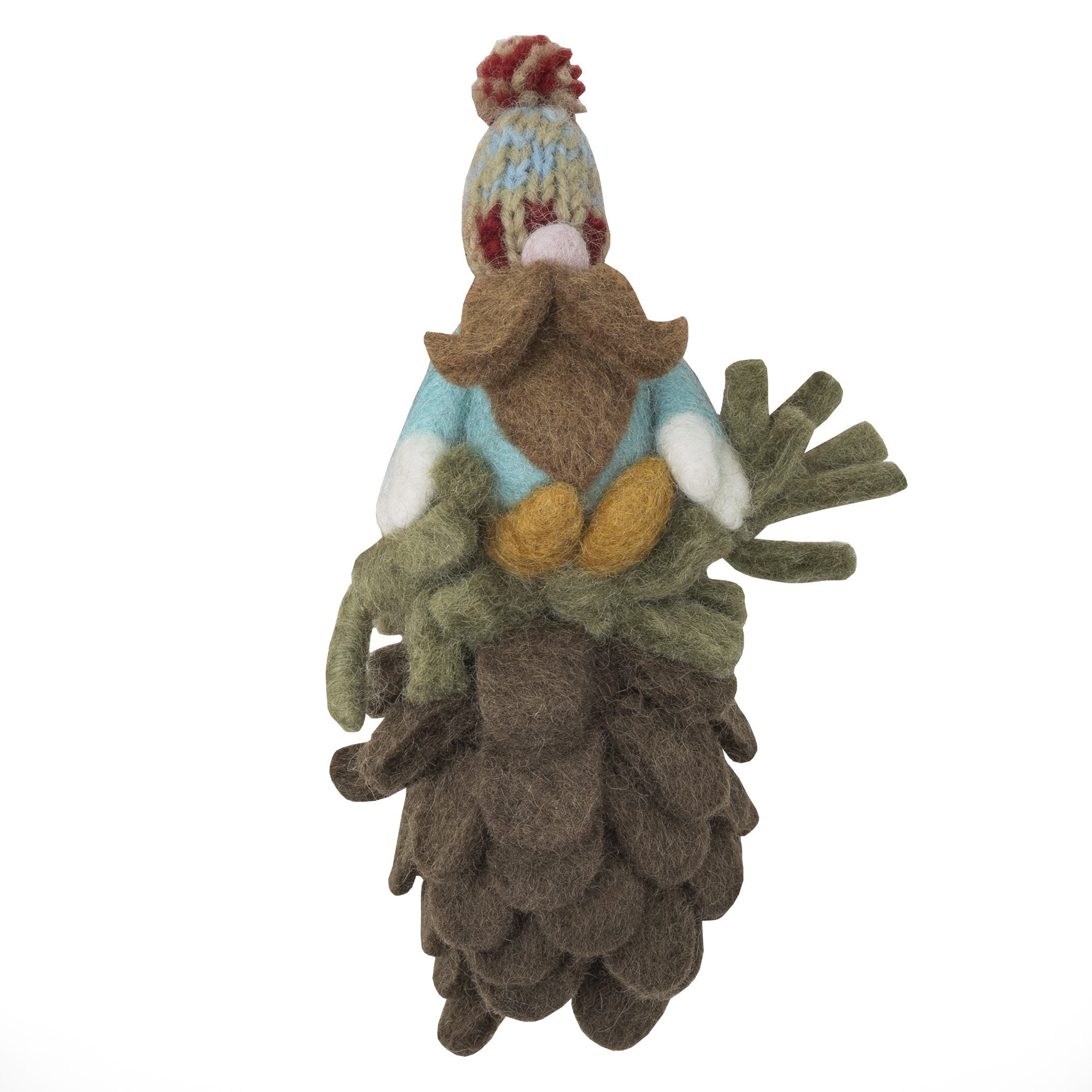 Tag Nature Love Christmas Wool Gnomies Ornaments, Assorted (Pack of 1)