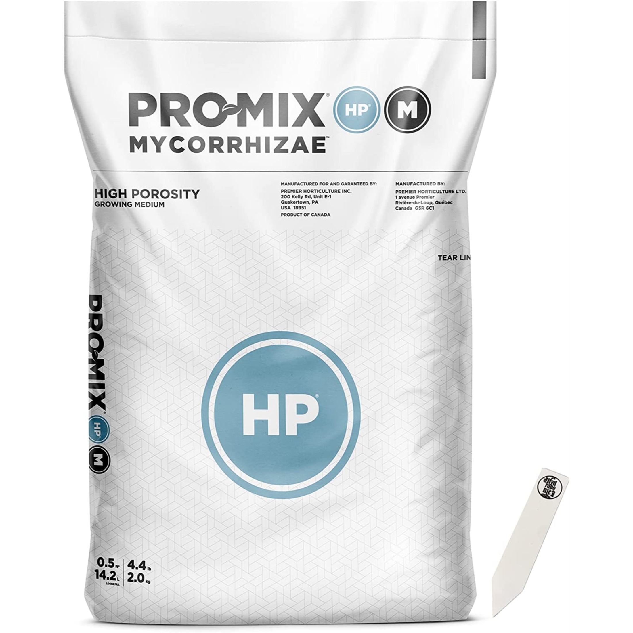 Pro-Mix HP Mycorrhizae Open Top Grow Bag, 0.5 CF
