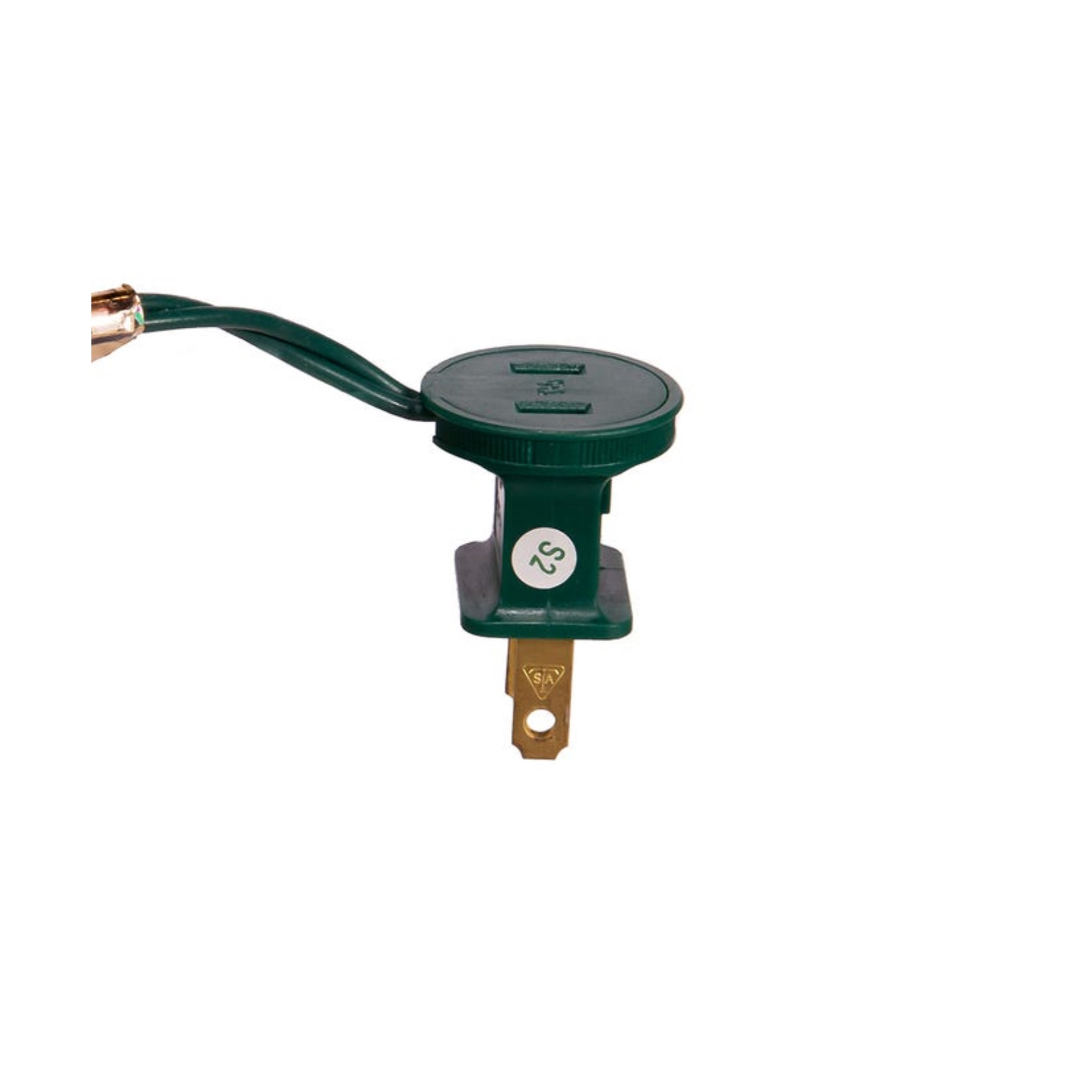 Kurt Adler 10-Light Capiz Treetop, Double Tip Star w/ Center Gem, 9.84"