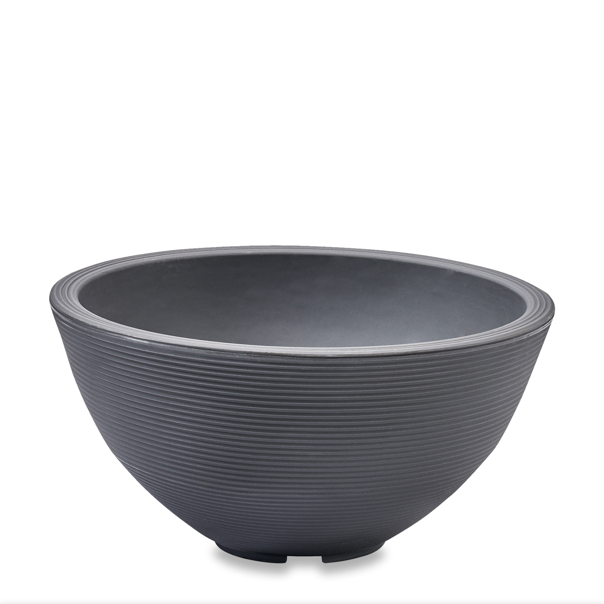 Crescent Garden Delano Planter, Double-Walled Plant Bowl Pot