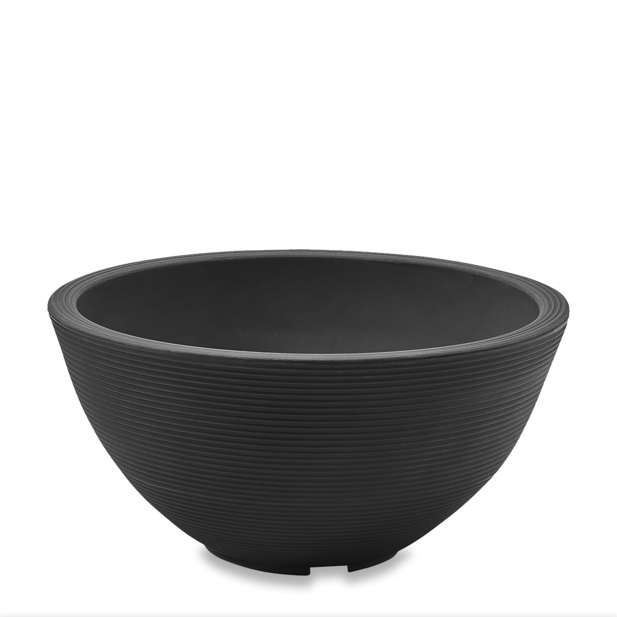 Crescent Garden Delano Planter, Double-Walled Plant Bowl Pot