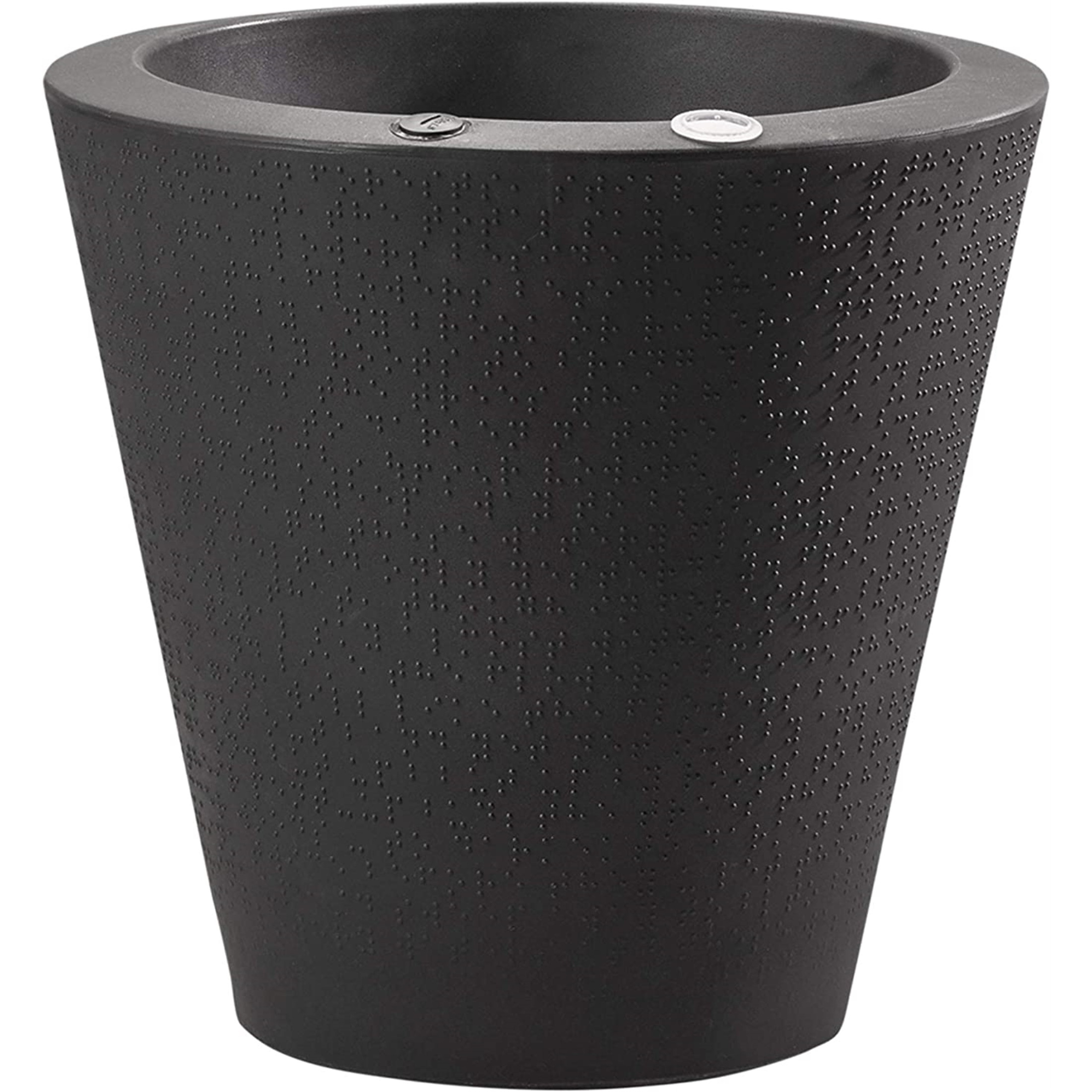 Crescent Garden Dot TruDrop Plastic Planter, Self-Watering Planter Pot