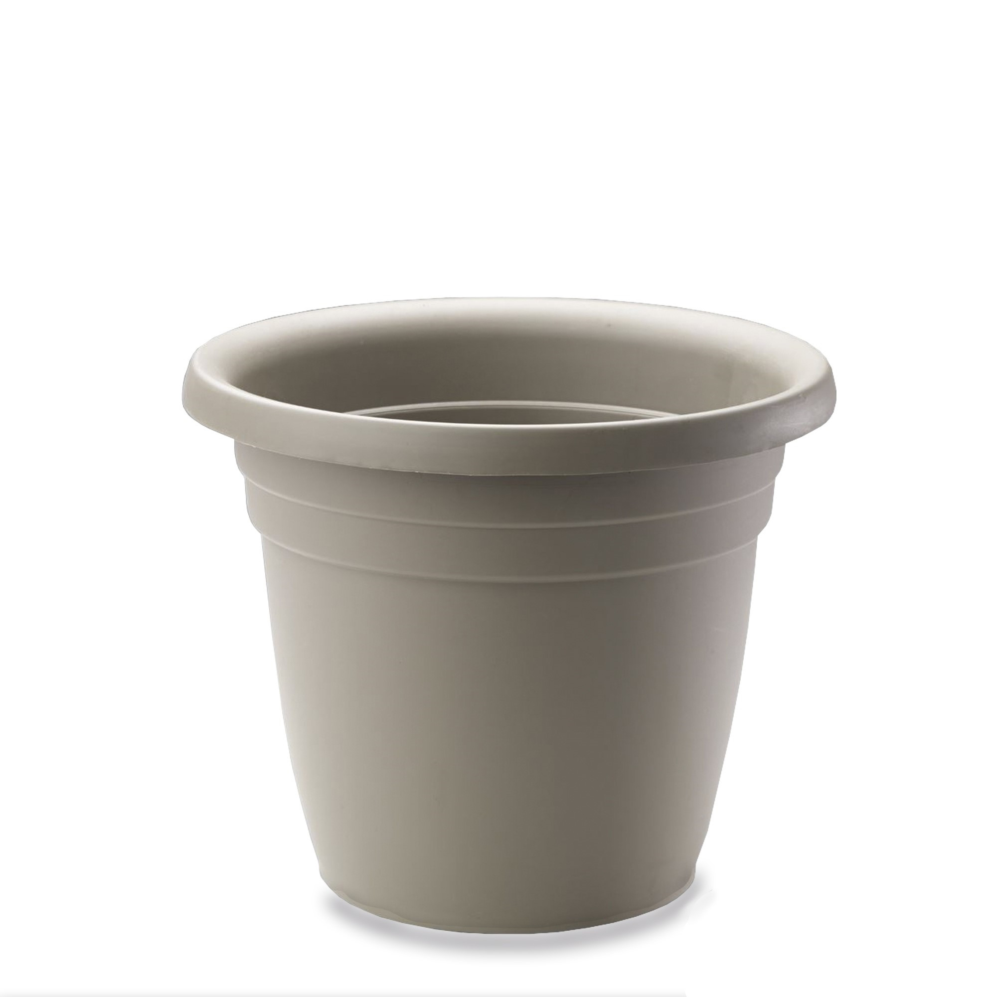 Crescent Garden In/Outdoor Emma Round Plastic Flower Pot Planter