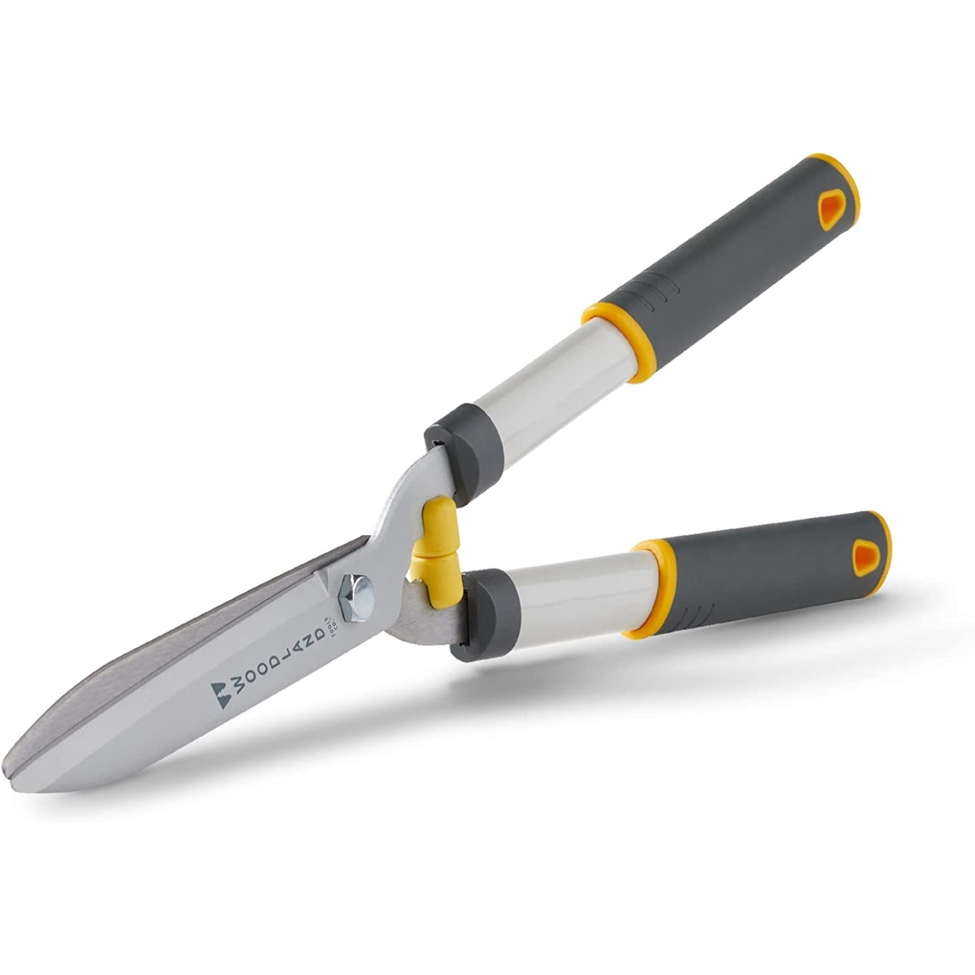 Woodland Tools Carbon Steel Bypass Hedge Shear with Ergonomic Handles, 22"