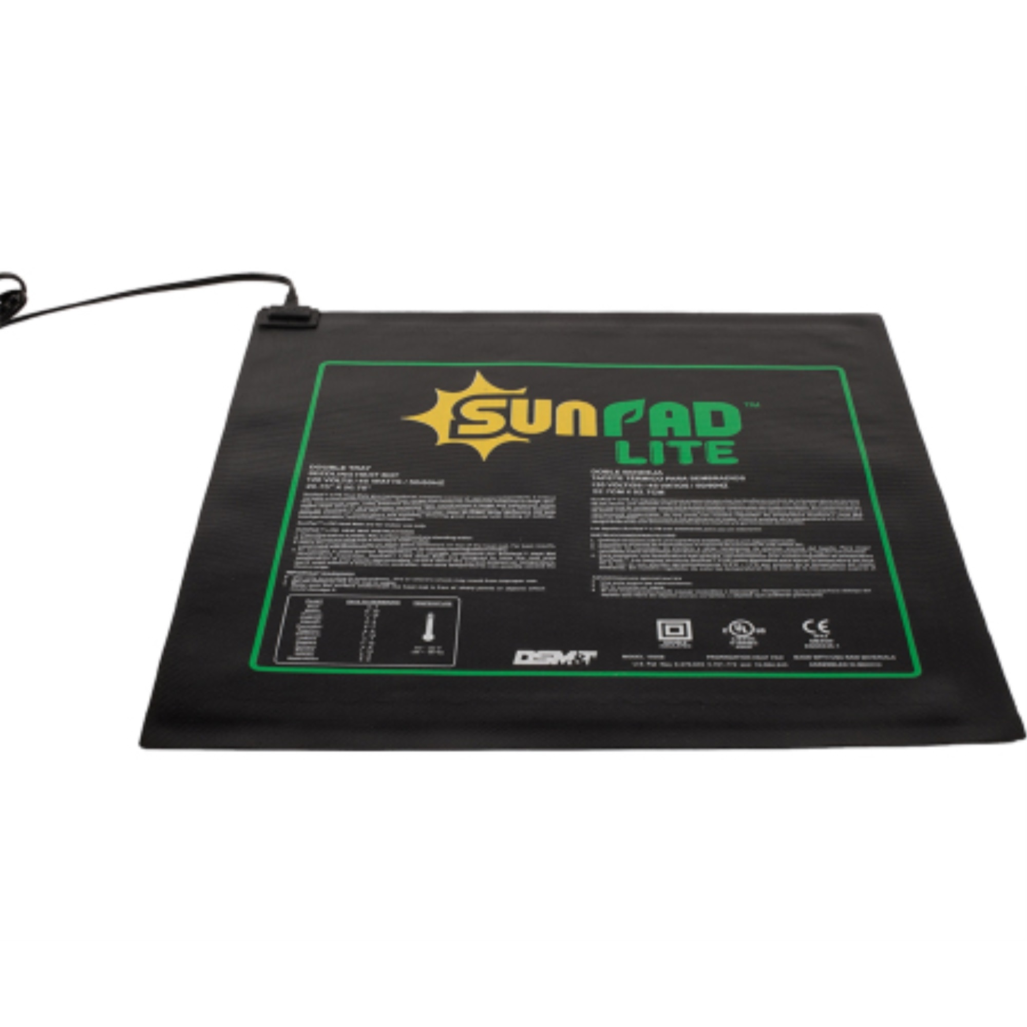 SUNPACK SunPad Lite 45W Seedling Heating Mat, Black, 20.75" x 20.75"