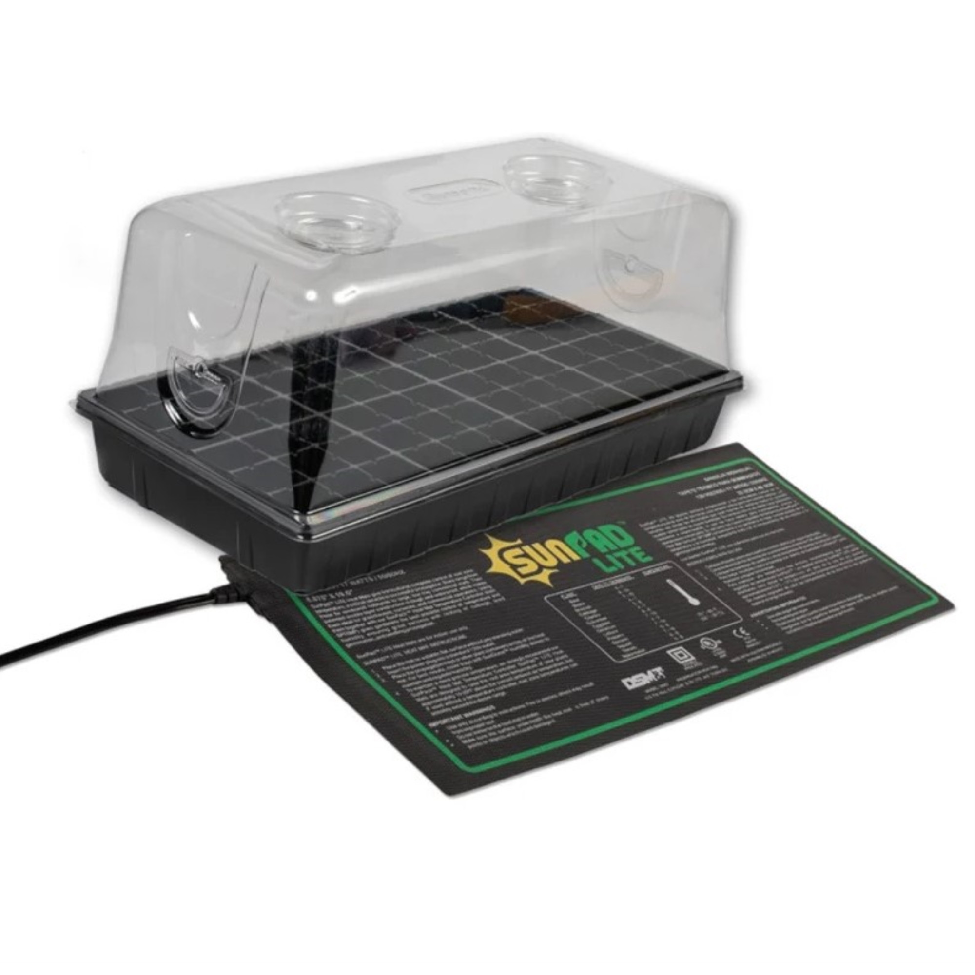 SUNKIT Seed Starting Mini-Greenhouse Kit for Growing Herbs & Flowers