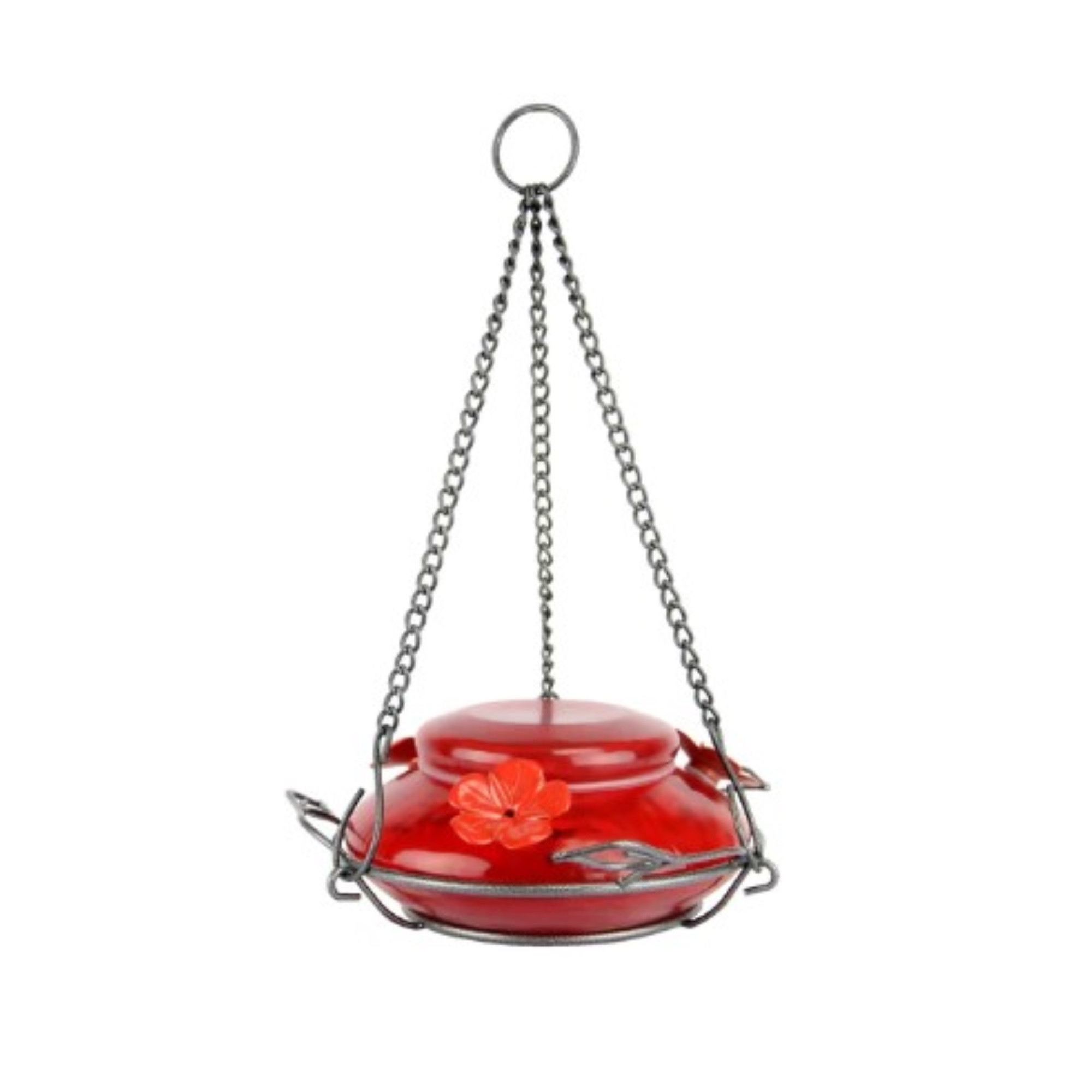 Nature's Way Modern Hummingbird Feeder, Red