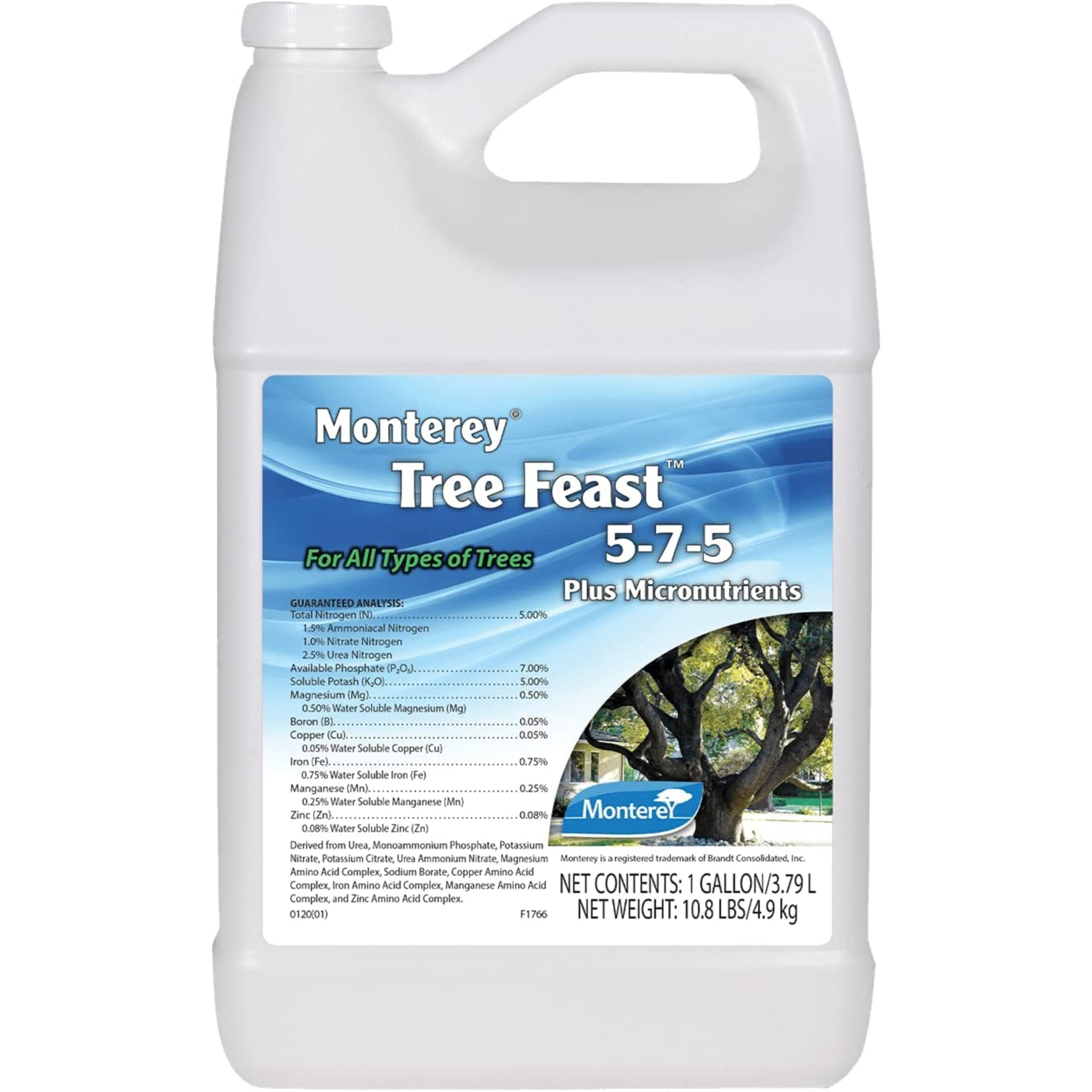 Monterey Concentrate Tree Feast 5-7-5 Plant Fertilizer, 1 Gallon