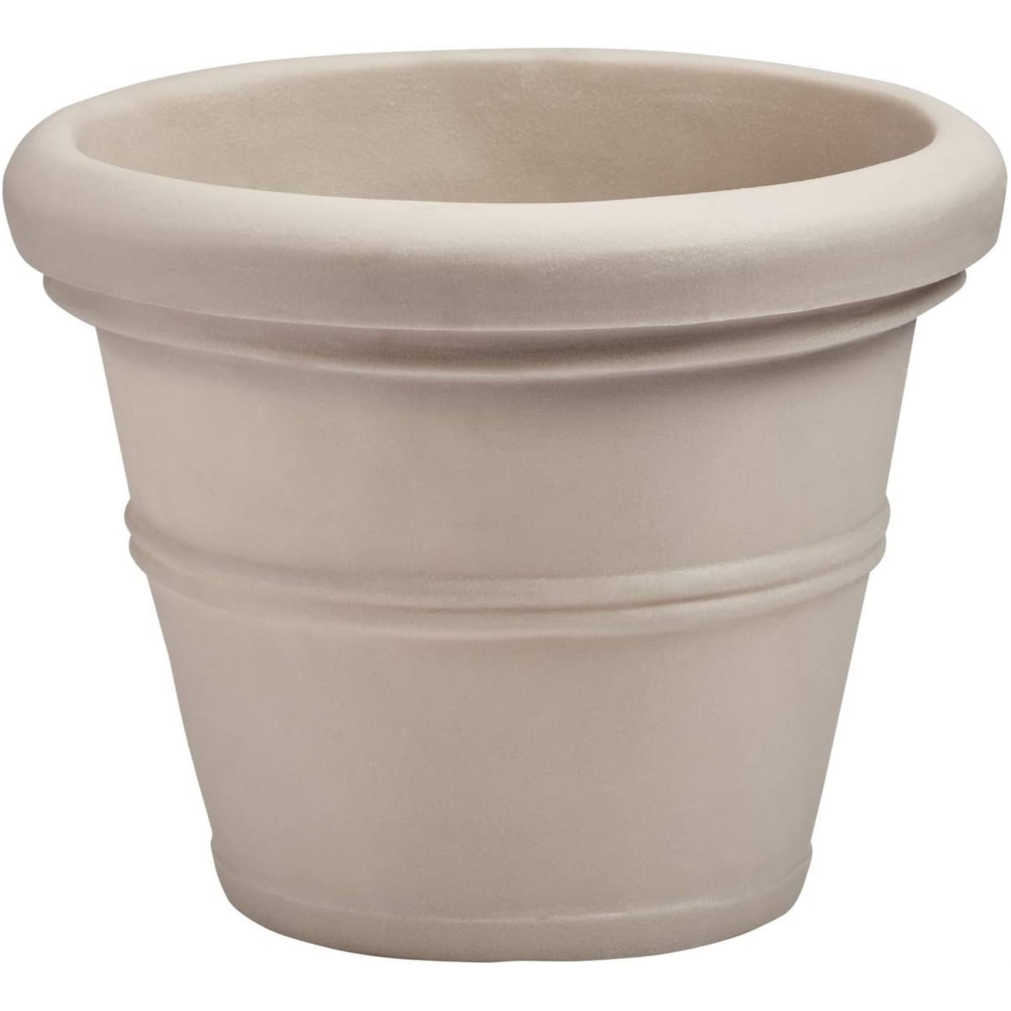 Crescent Garden Brunello Classic Rolled-Rim Plant Pot